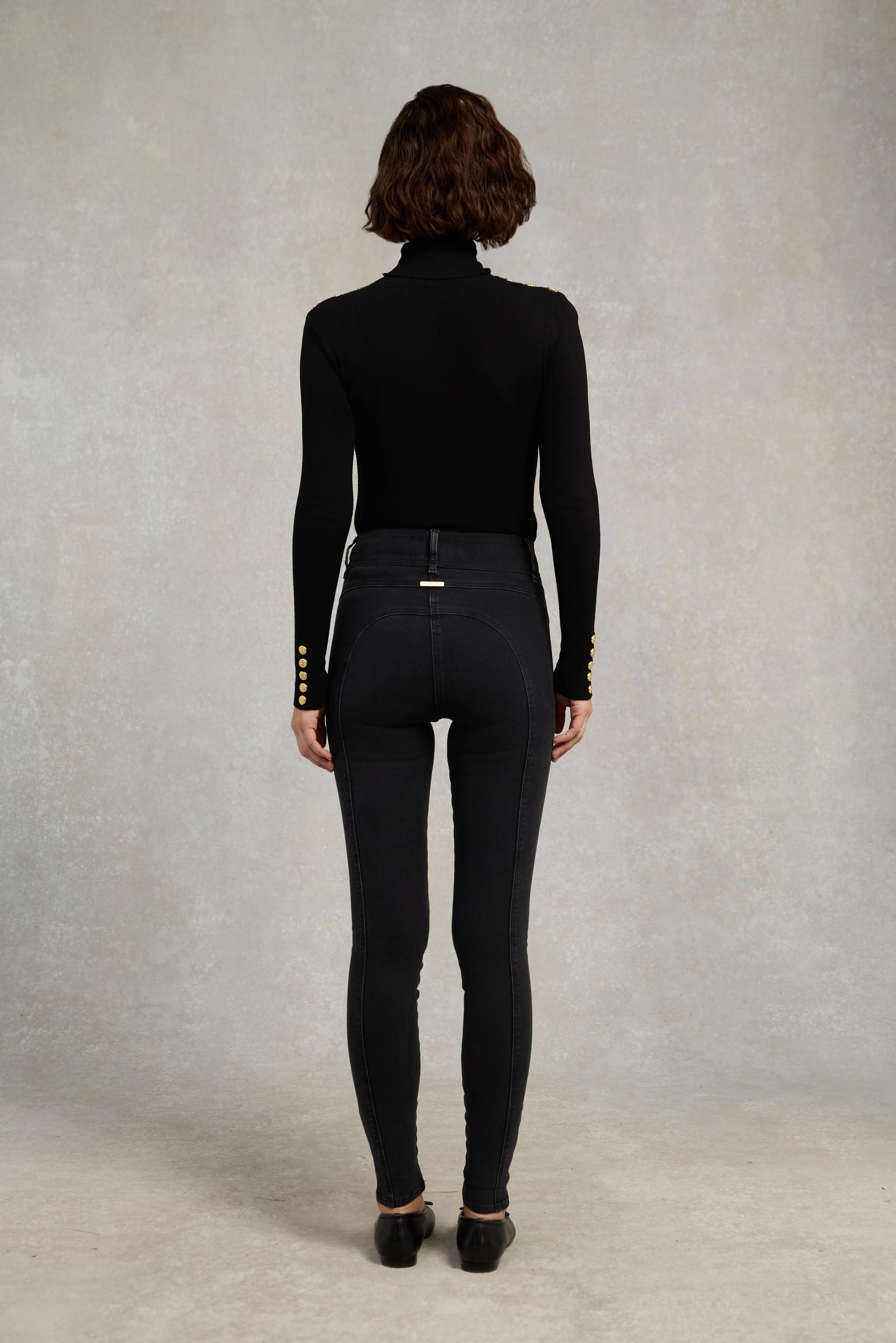 Jodhpur Jean (Washed Black)