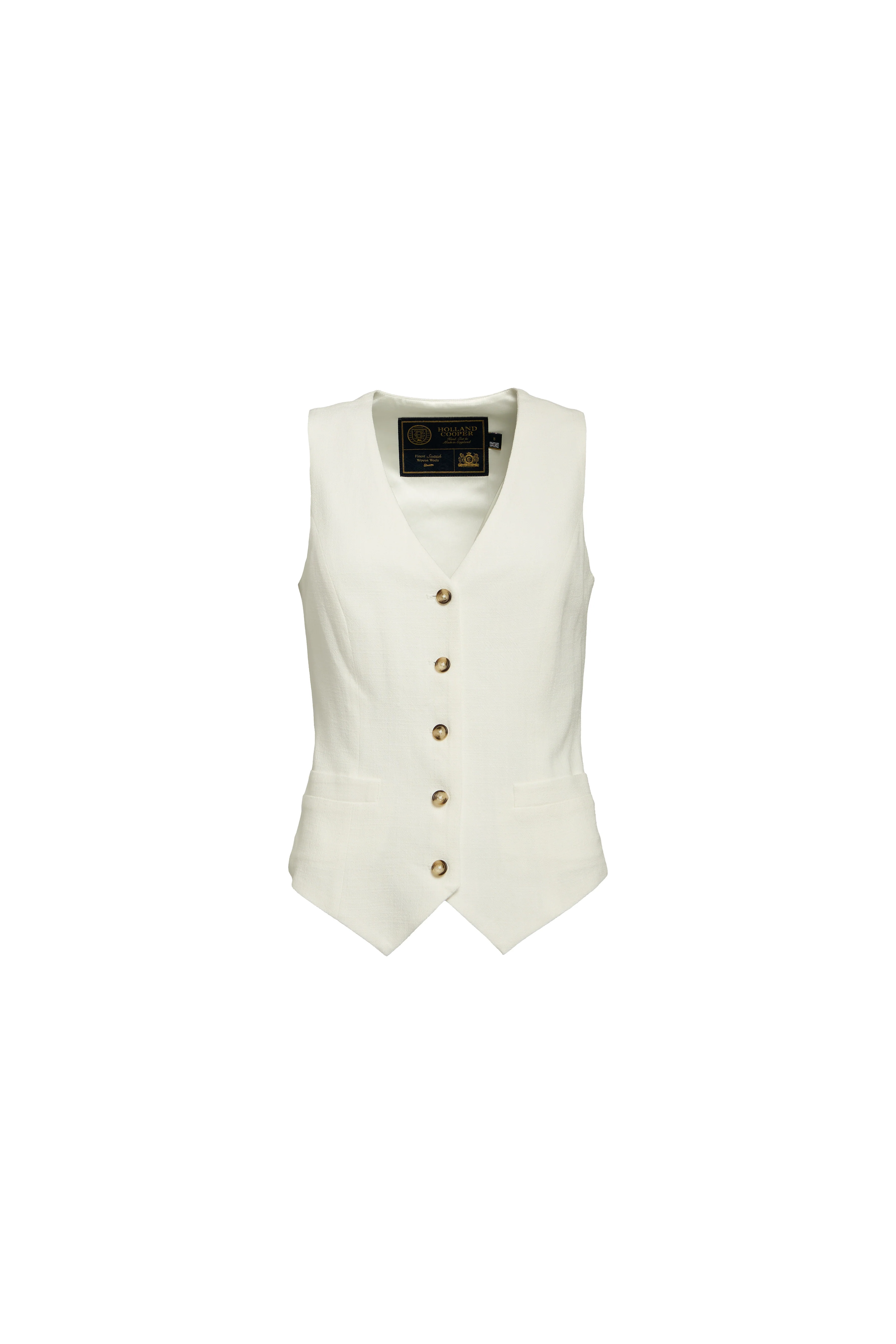 Hampton Waistcoat (Oyster Linen)