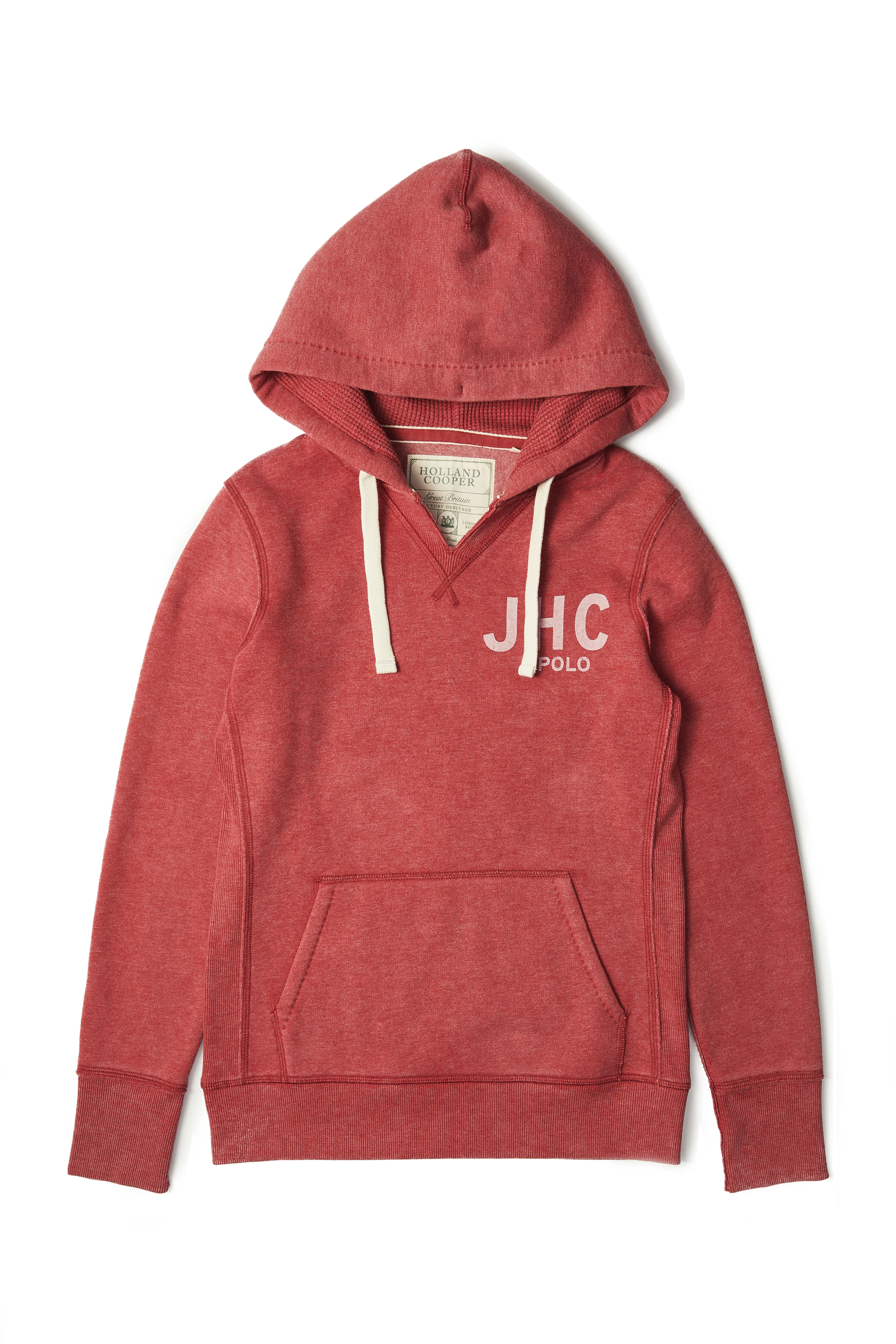 Polo Hoodie (Varsity Red)
