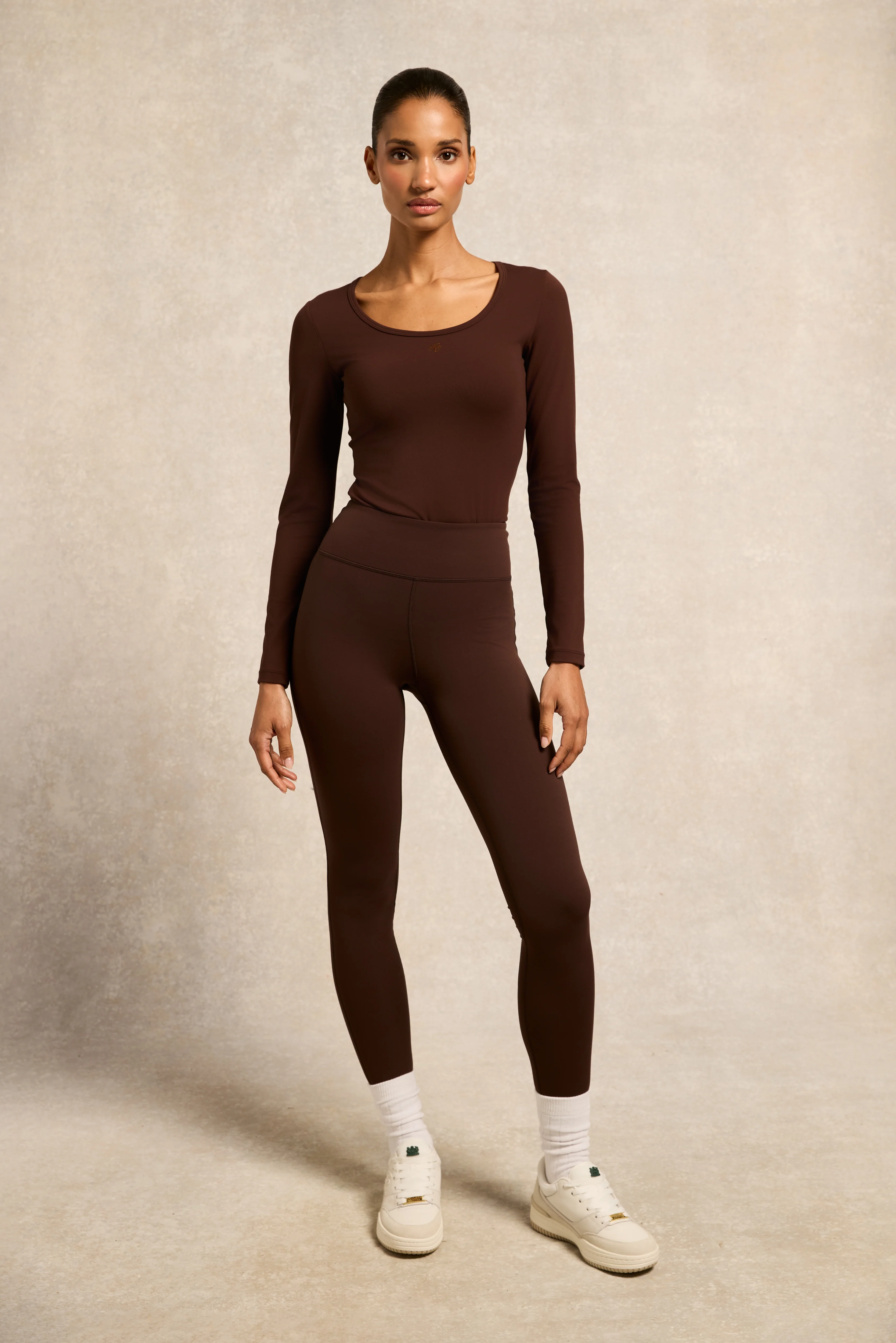 Supersoft Long Sleeve Top (Walnut)