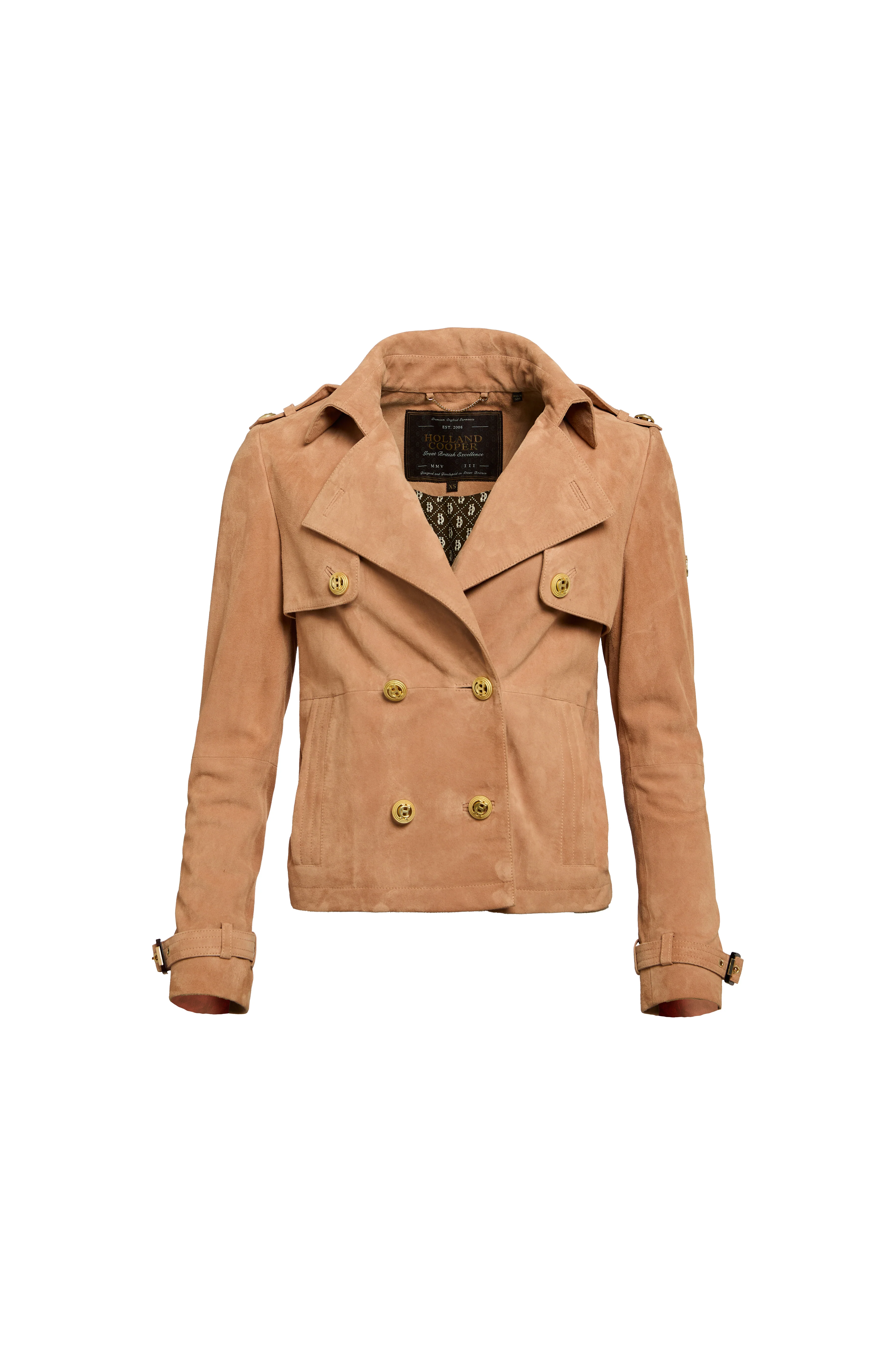 Draycott Suede Jacket (Nude)