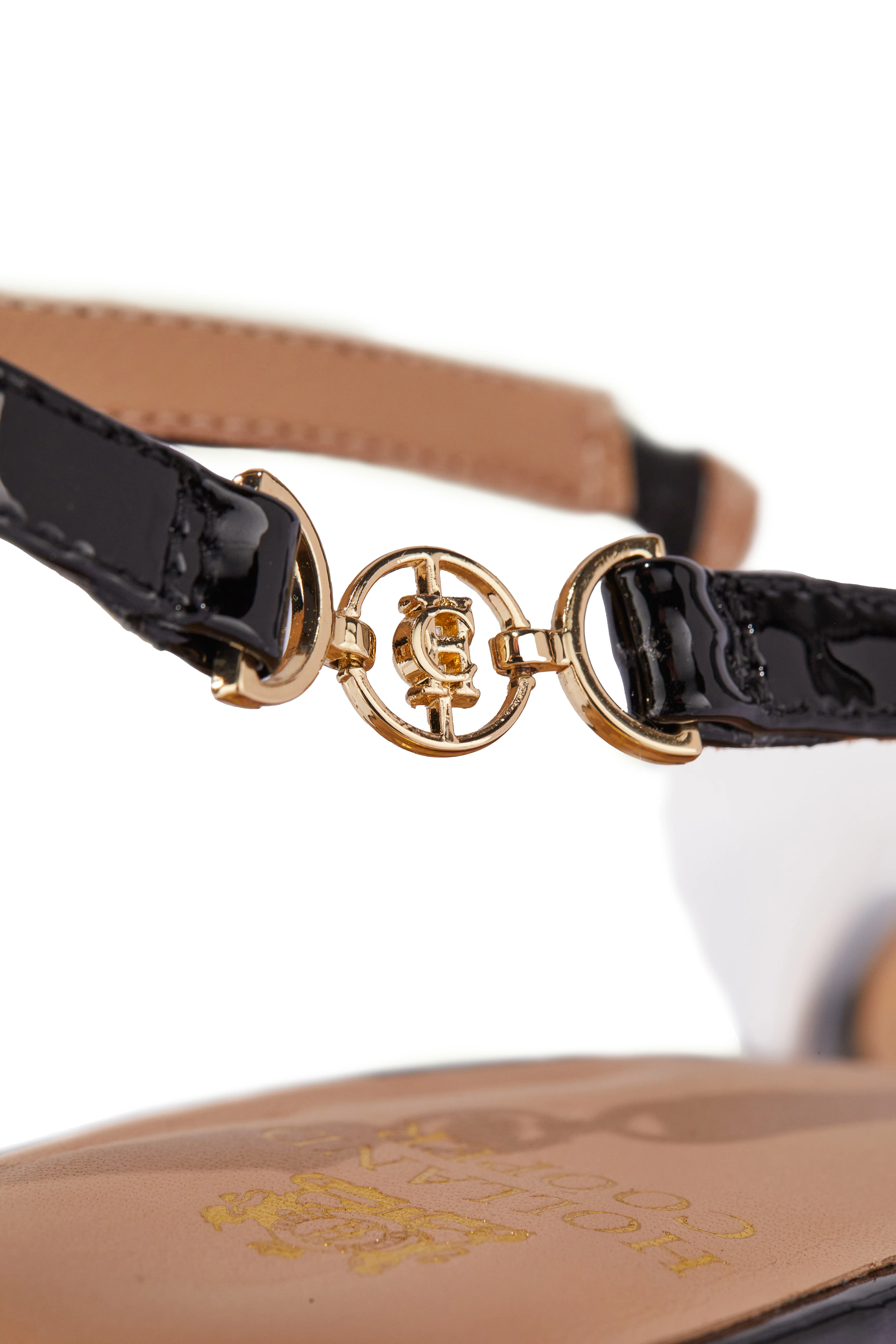 Regency Kitten Heel (Clear Black)