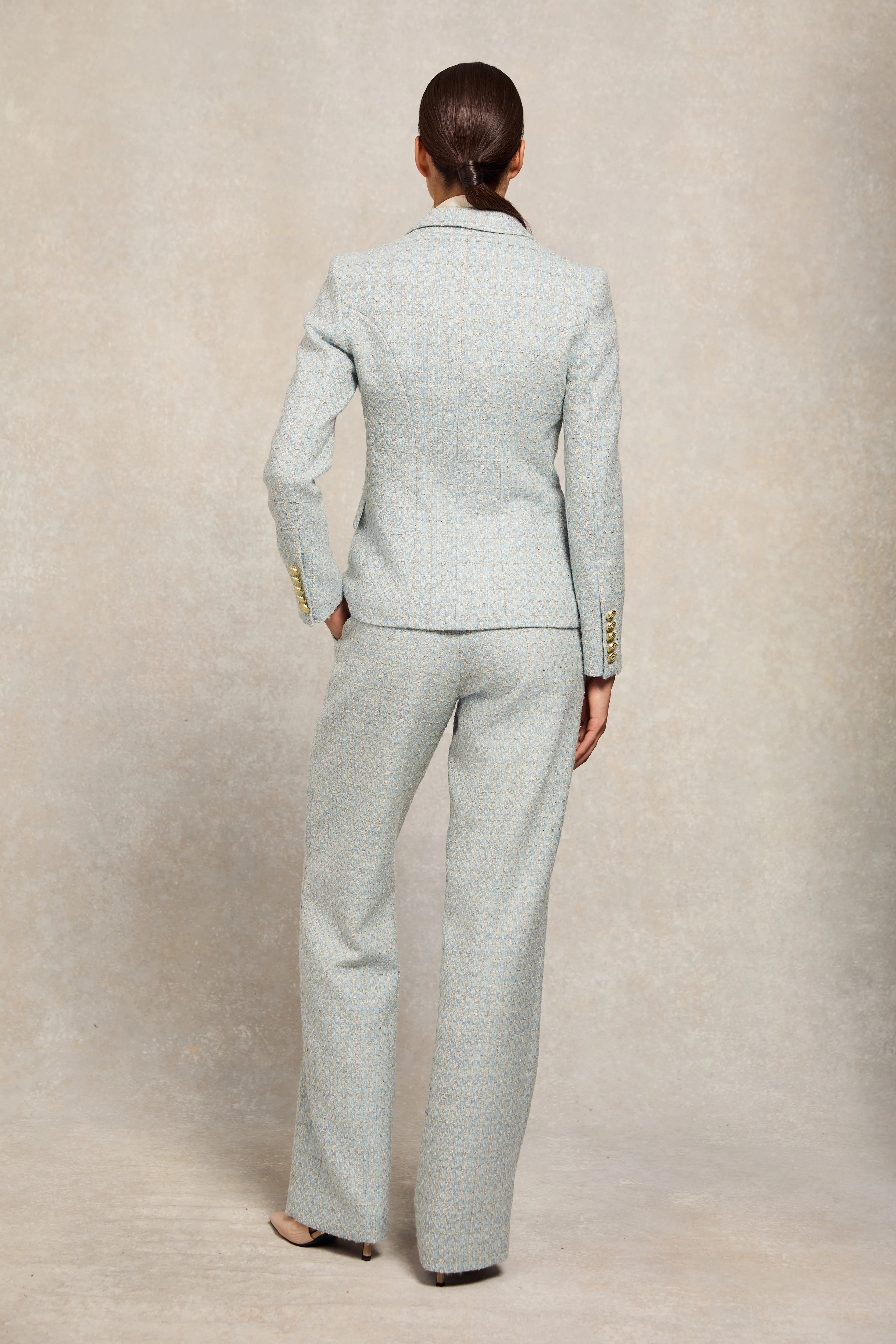 Knightsbridge Blazer (Sky Blue Boucle)