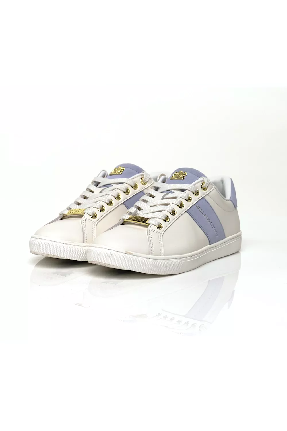 Knightsbridge Court Trainer (White Smokey Blue)