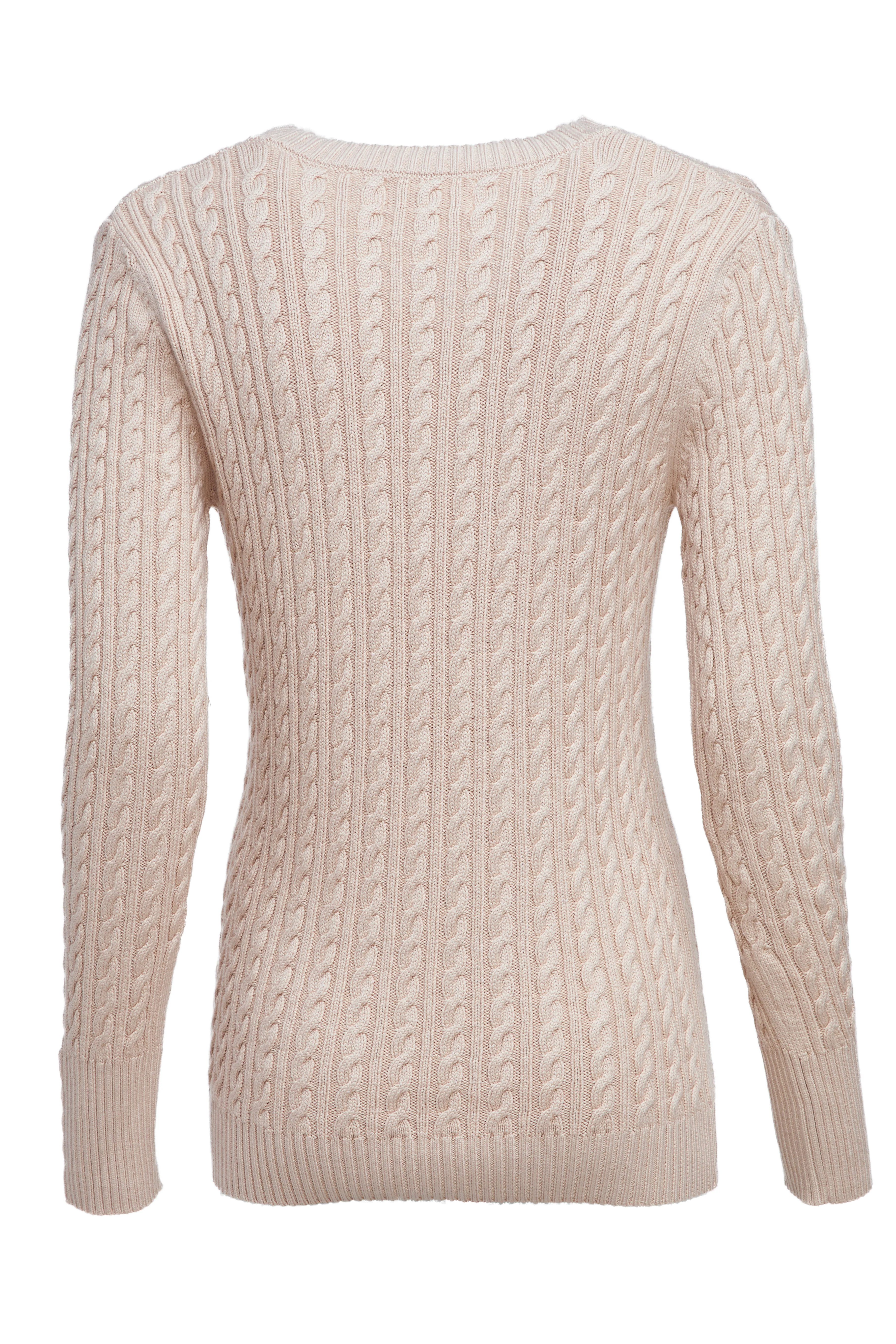 Seattle V-Neck Knit (Oatmeal)