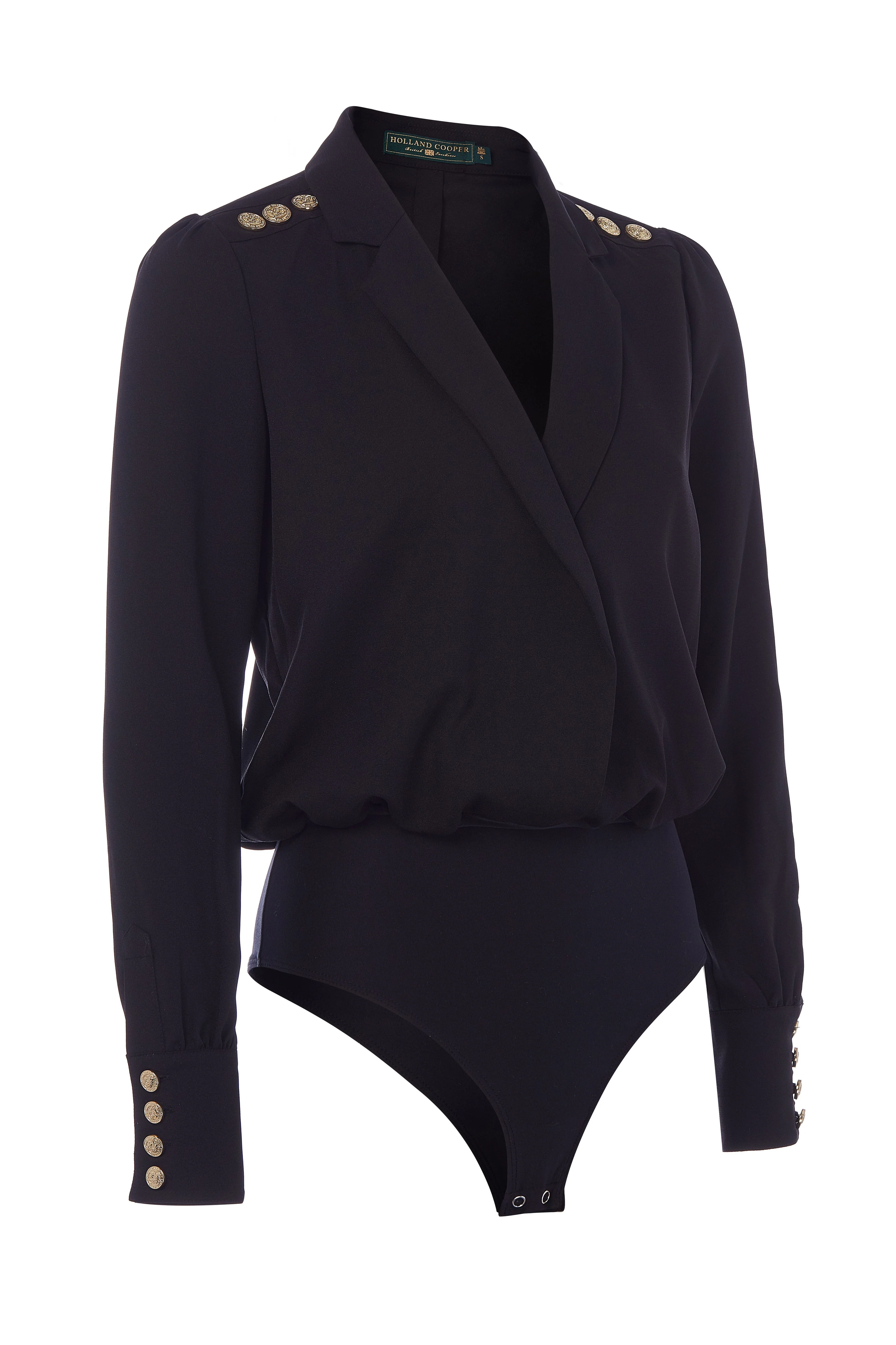 Shirt Bodysuit (Black)