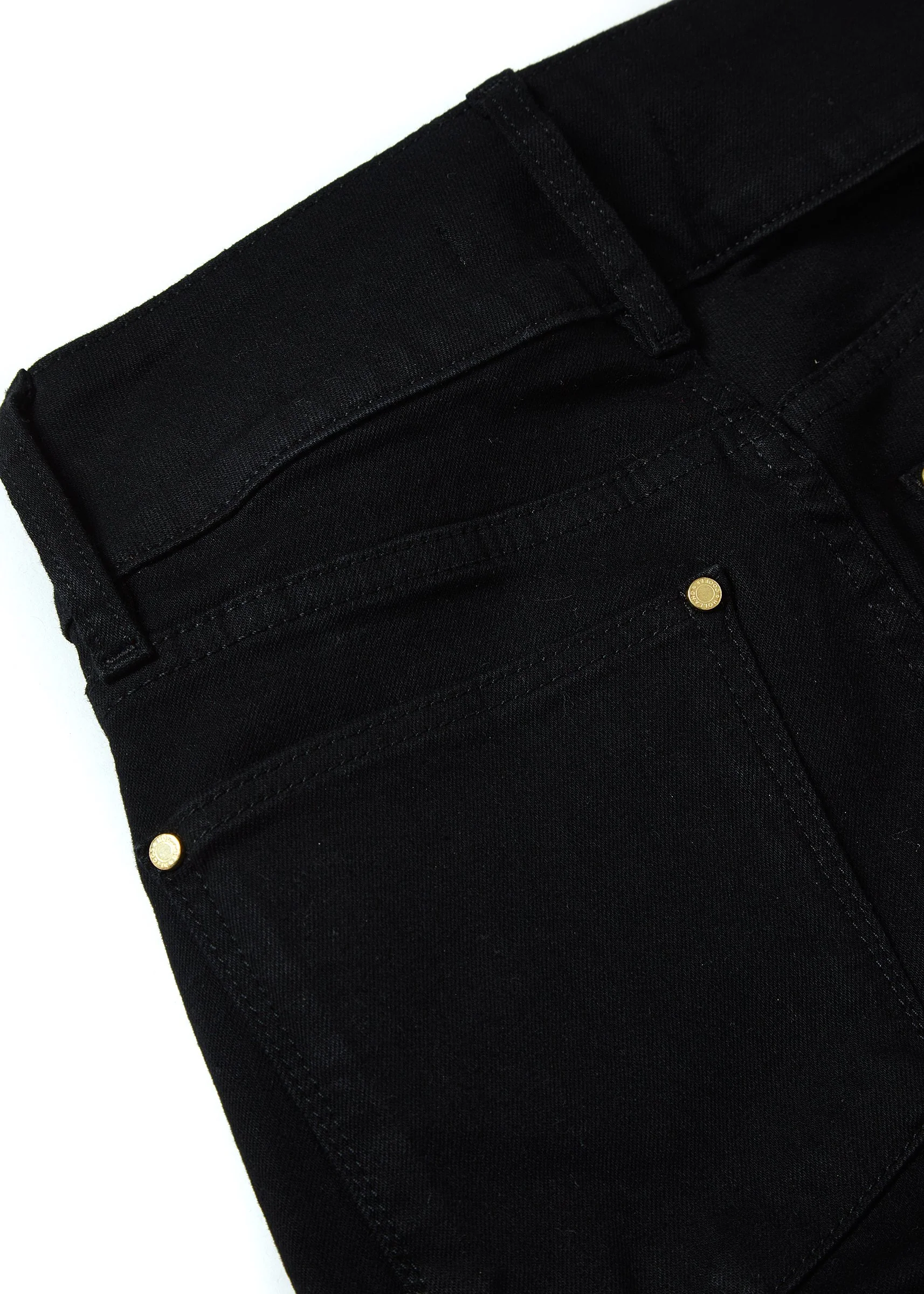 High Rise Flared Jean (Stay Black)