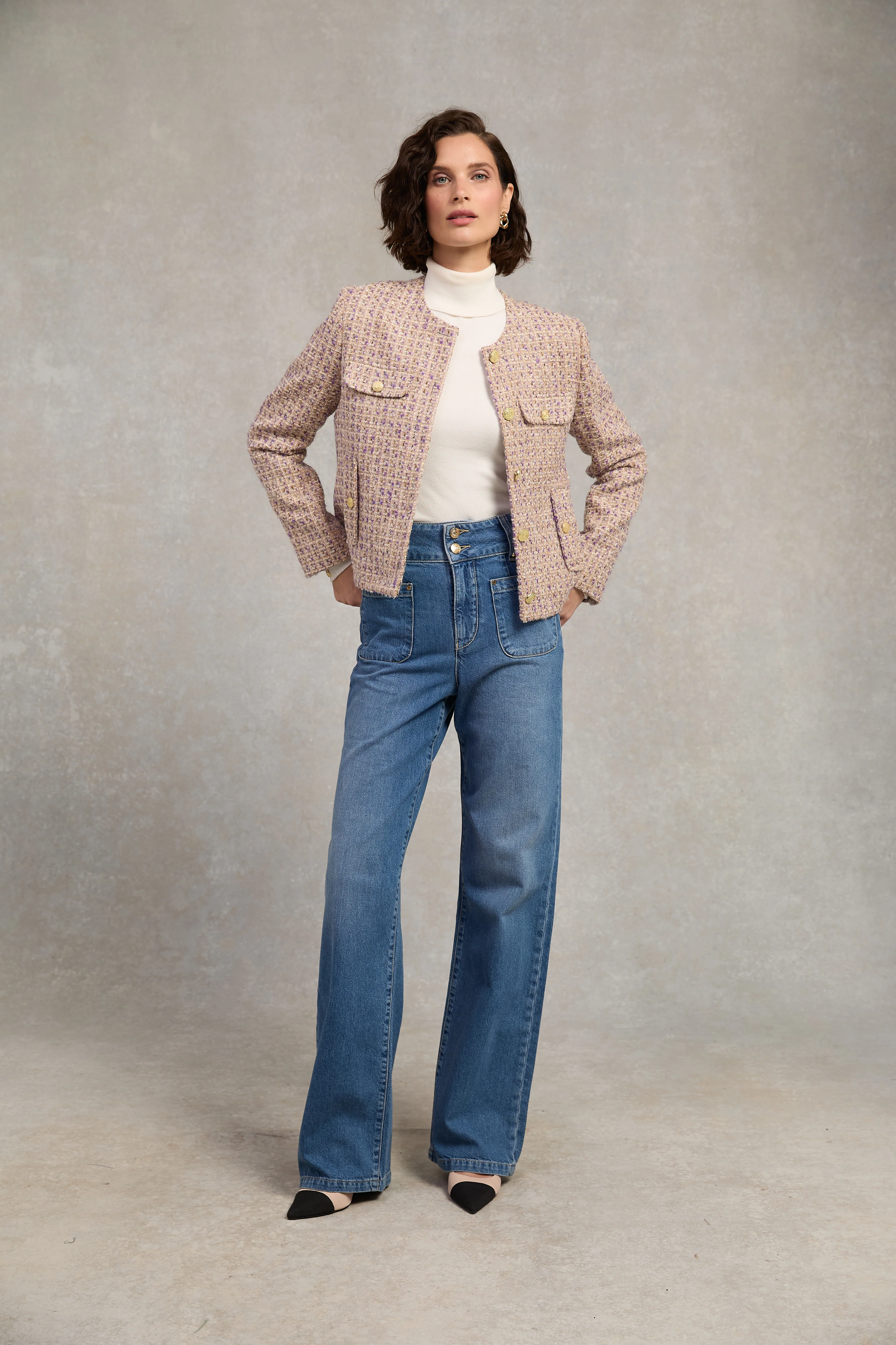 Chelsea Jacket (Lavender Boucle)