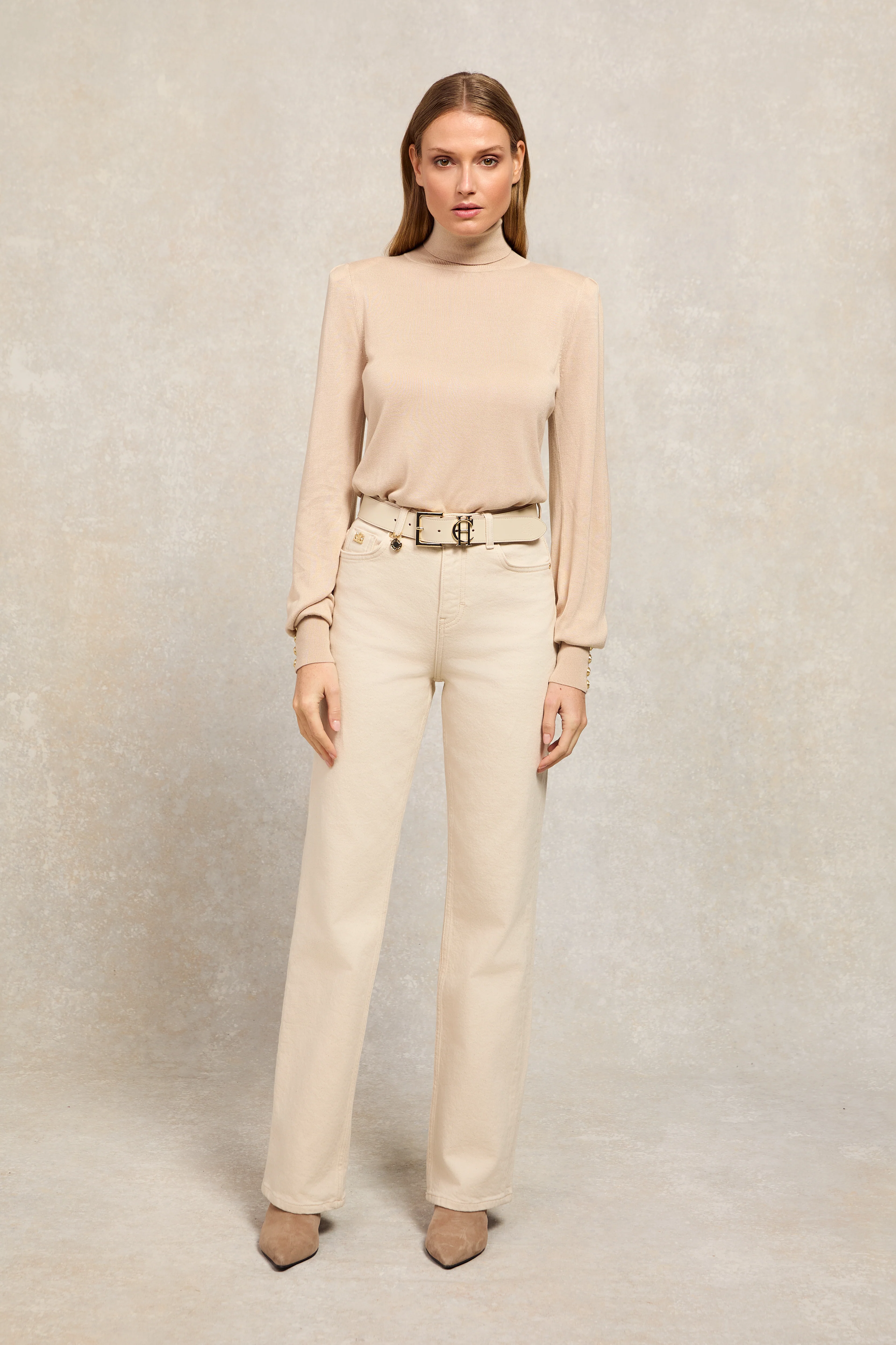 Classic Straight Jean (Oatmeal)