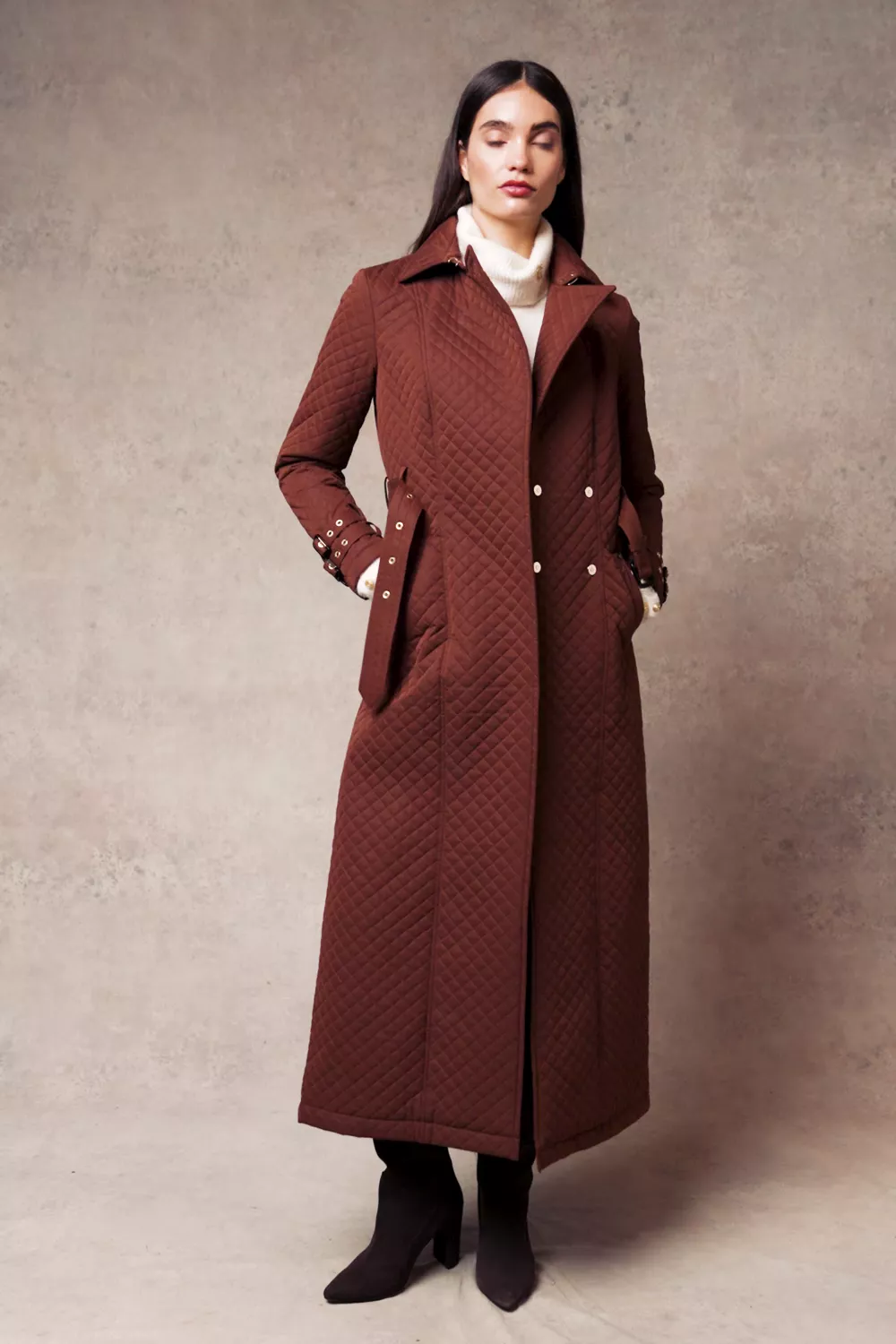 Leyburn Coat (Dark Amber)