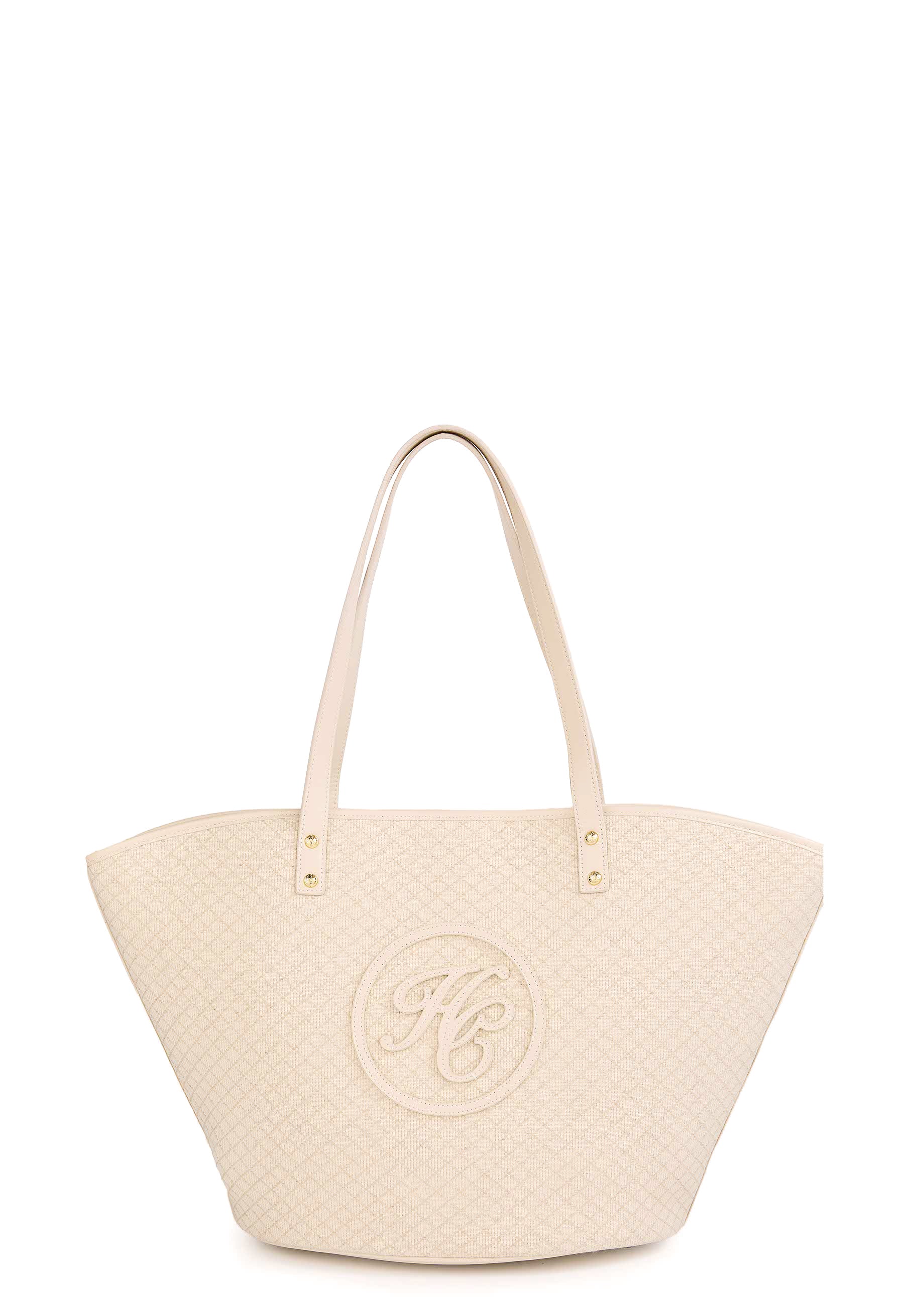 Amalfi Shopper (Woven Cream)