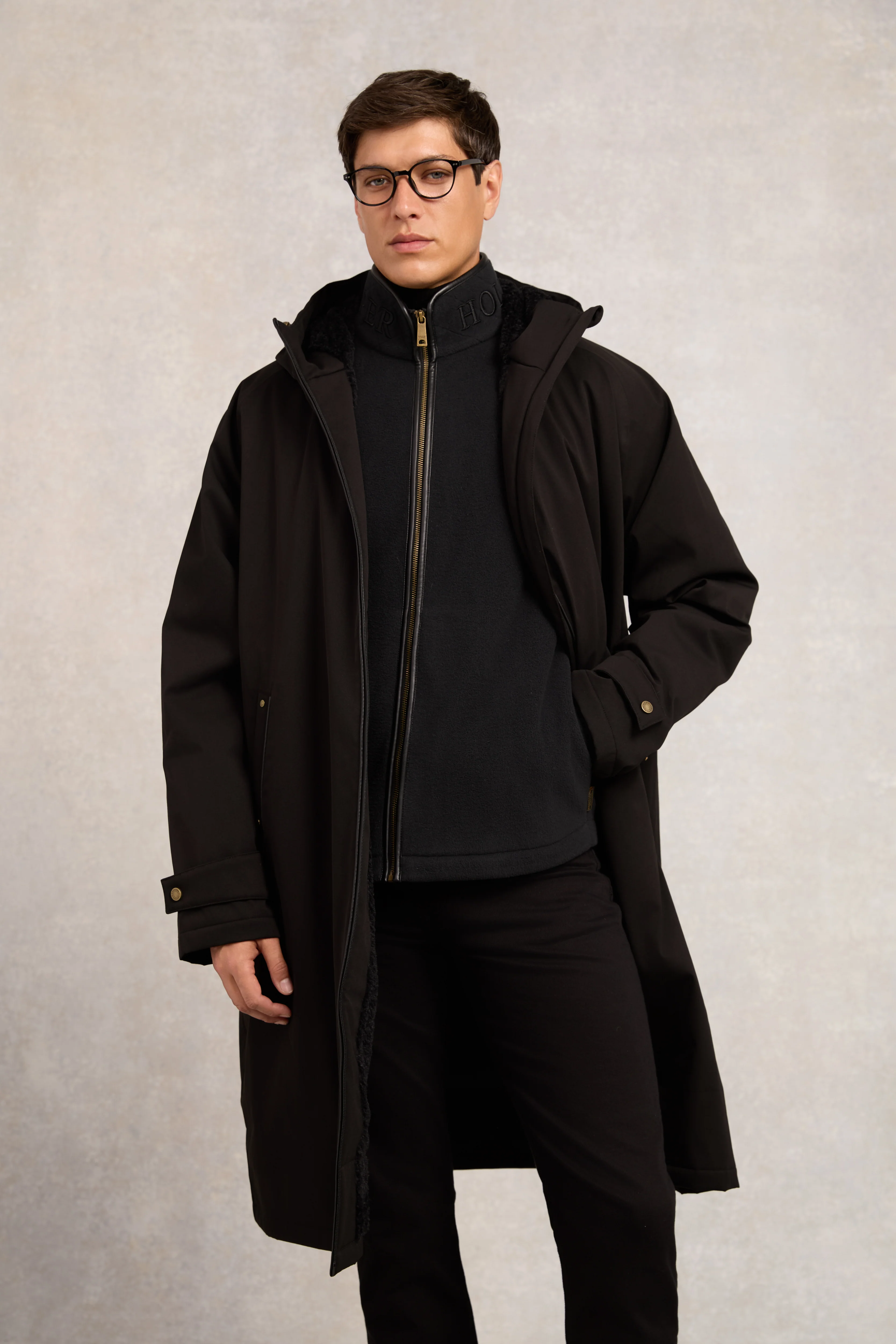 Country Fleece Gilet (Black)