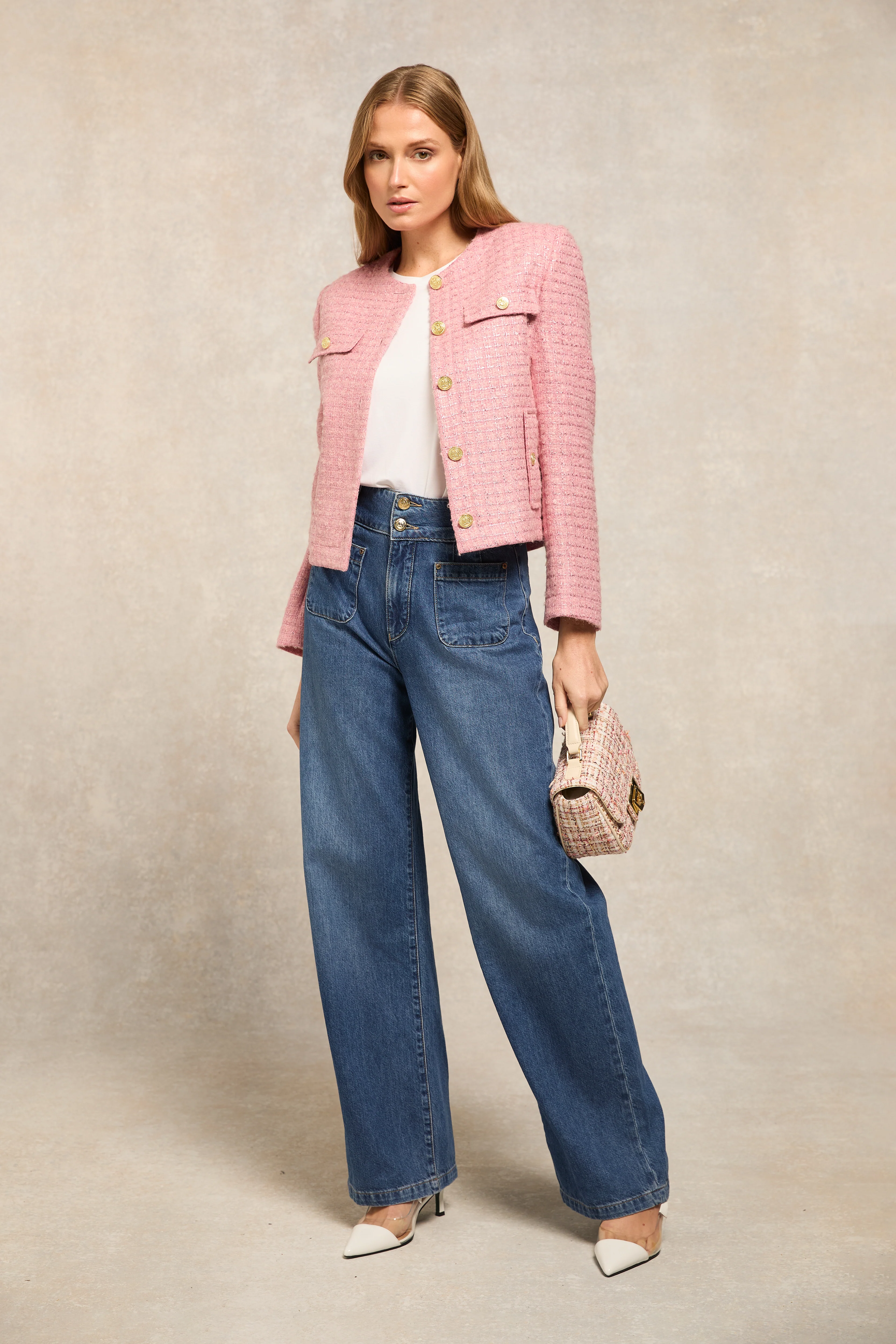 Millie Sleeveless Top (White)