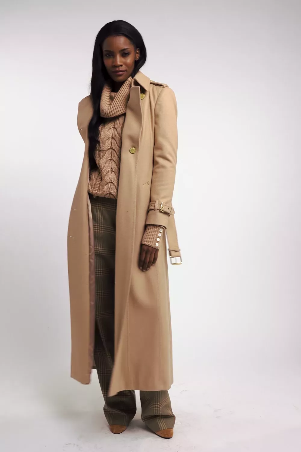 Corded Roll Neck Knit (Camel)