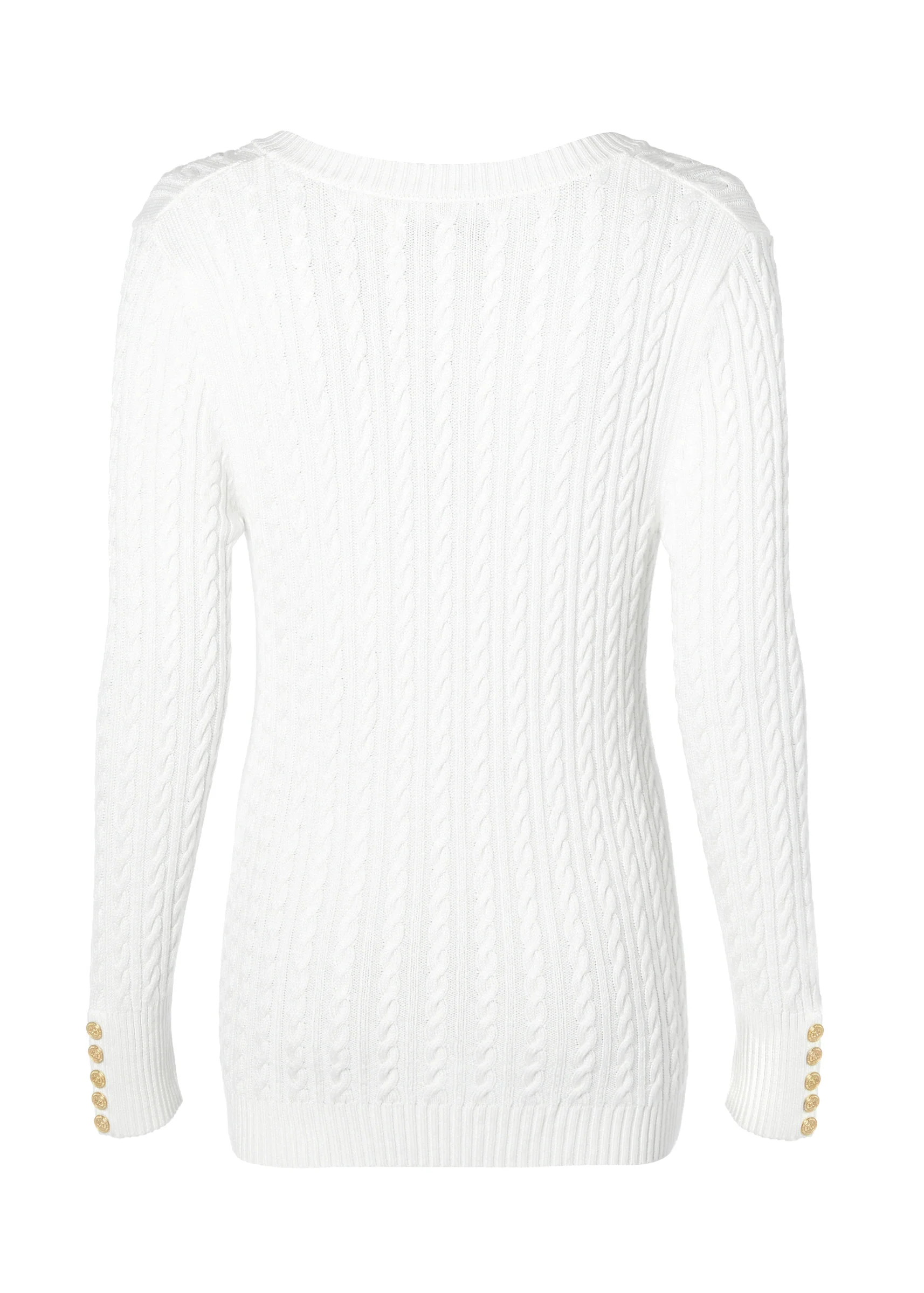 Seattle V-Neck Knit (Winter White)