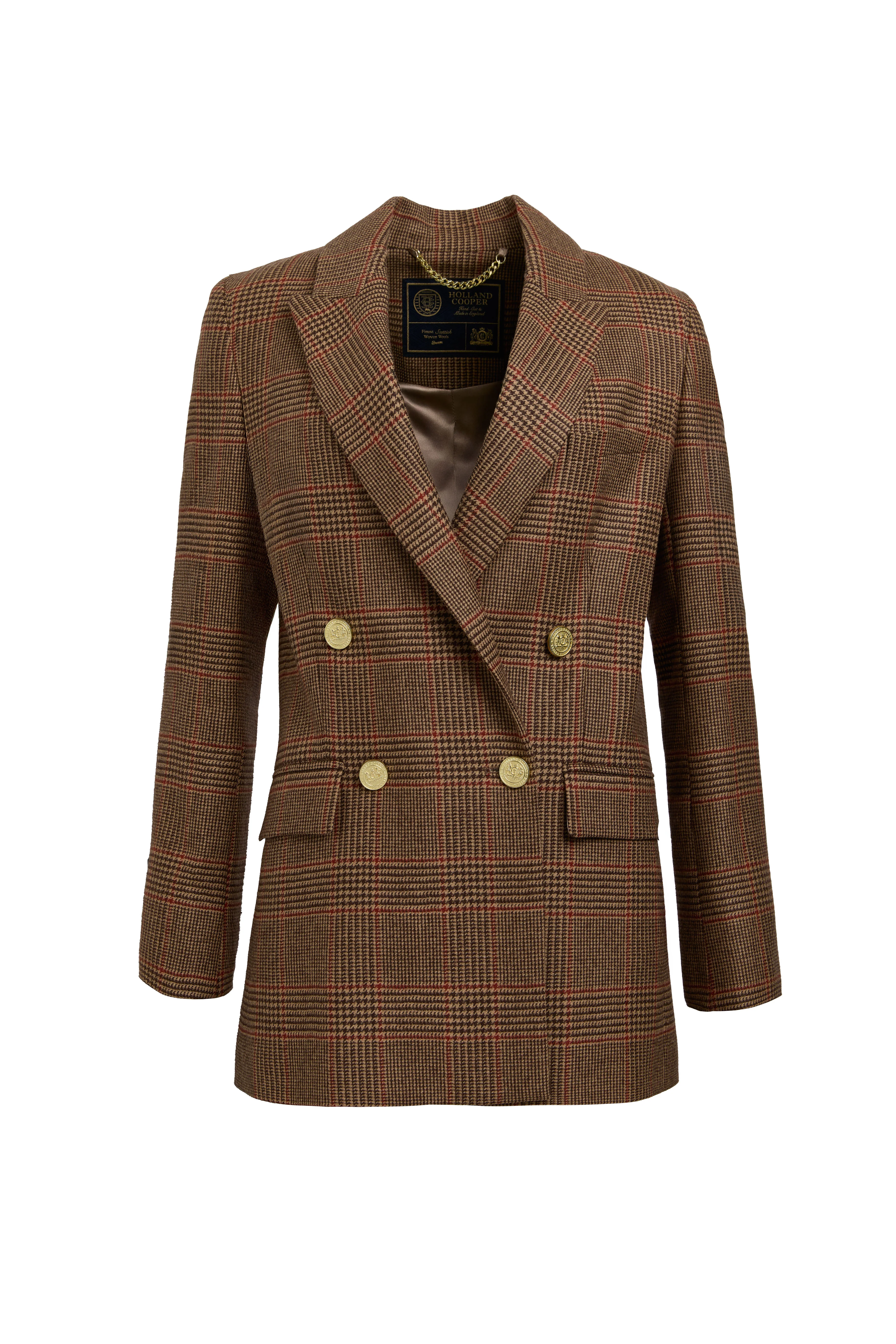 Belgravia Blazer (Clarence Check Merlot)