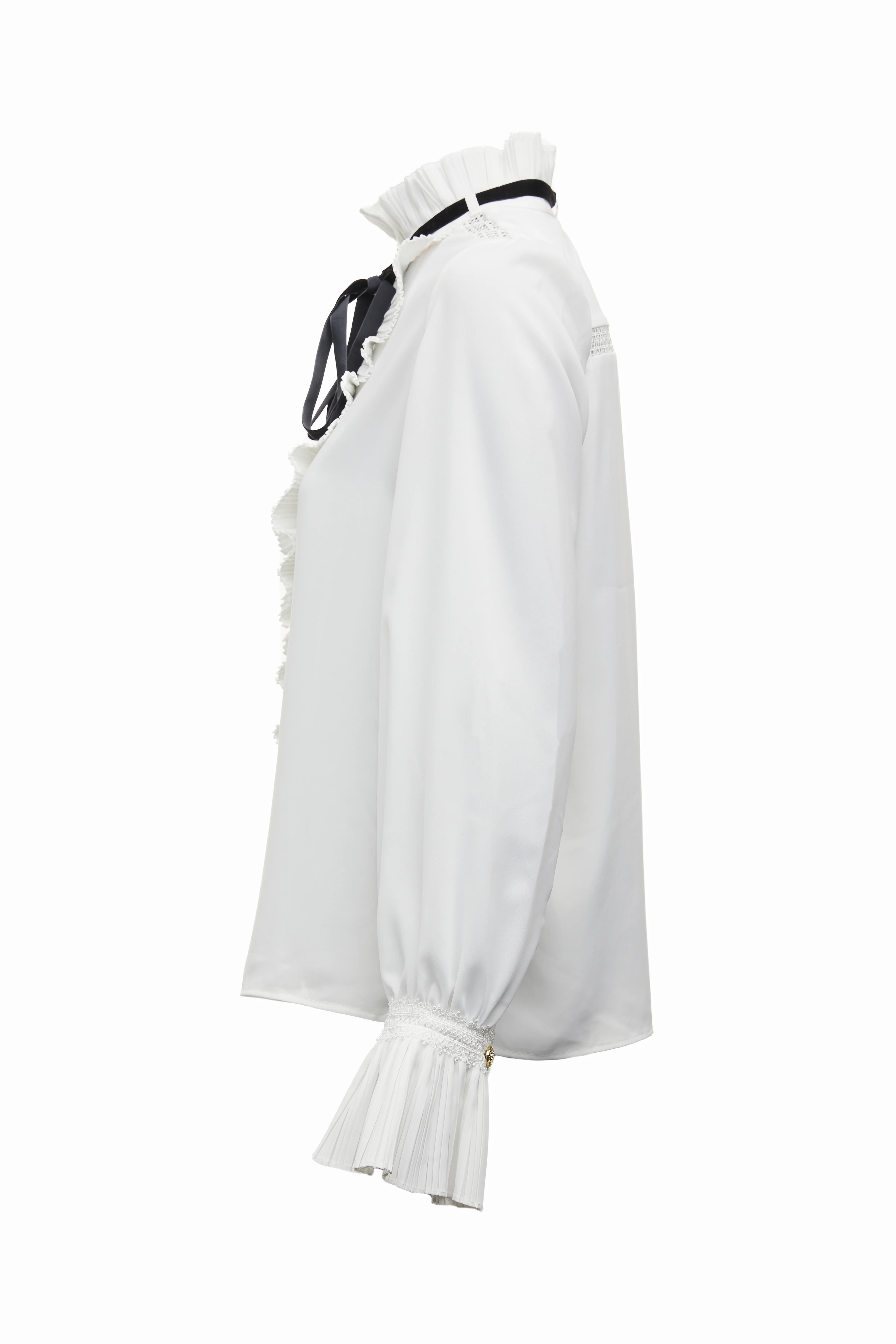 Olivia Tie Shirt (White)