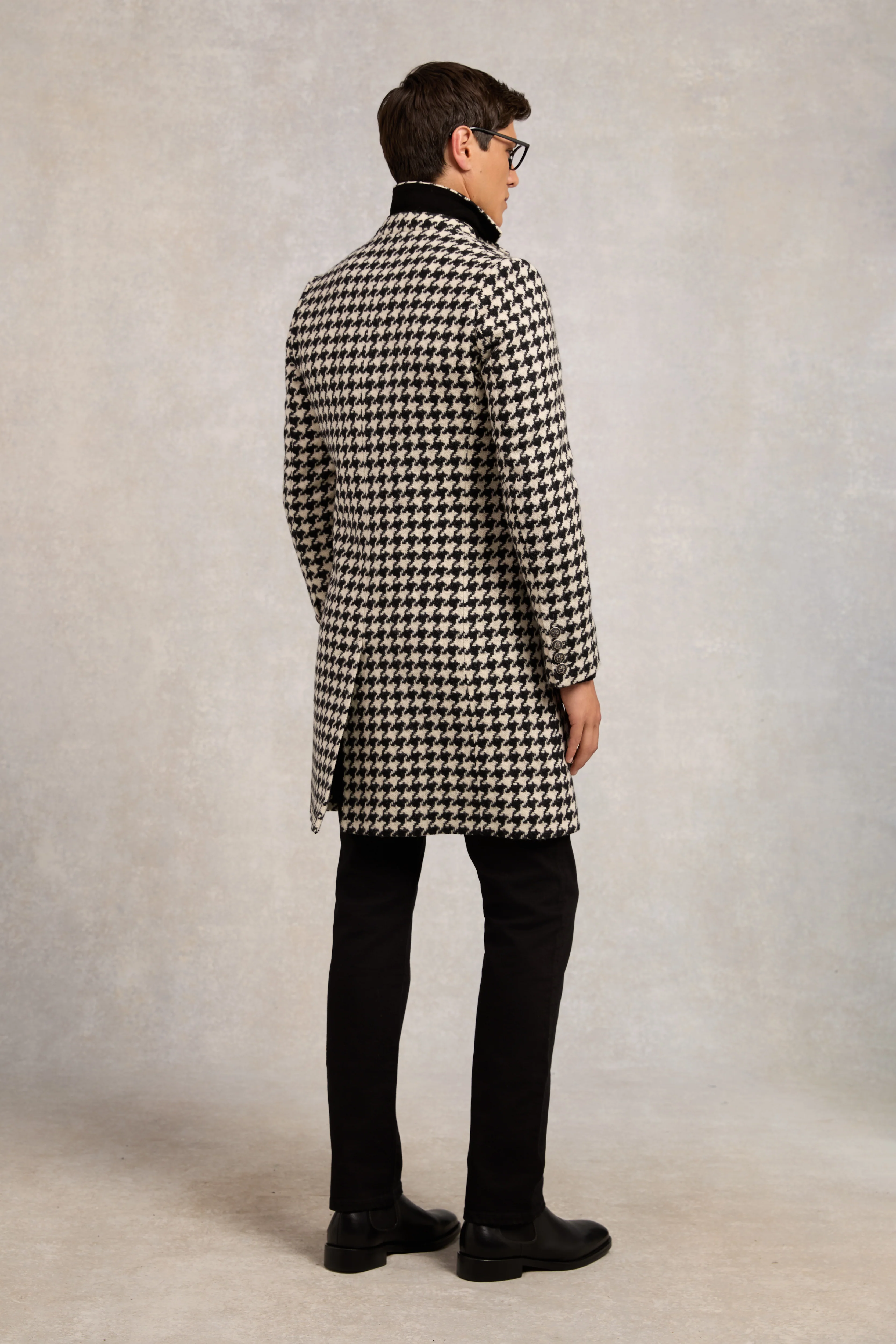 The Cheltenham Coat (Large Scale Houndstooth)