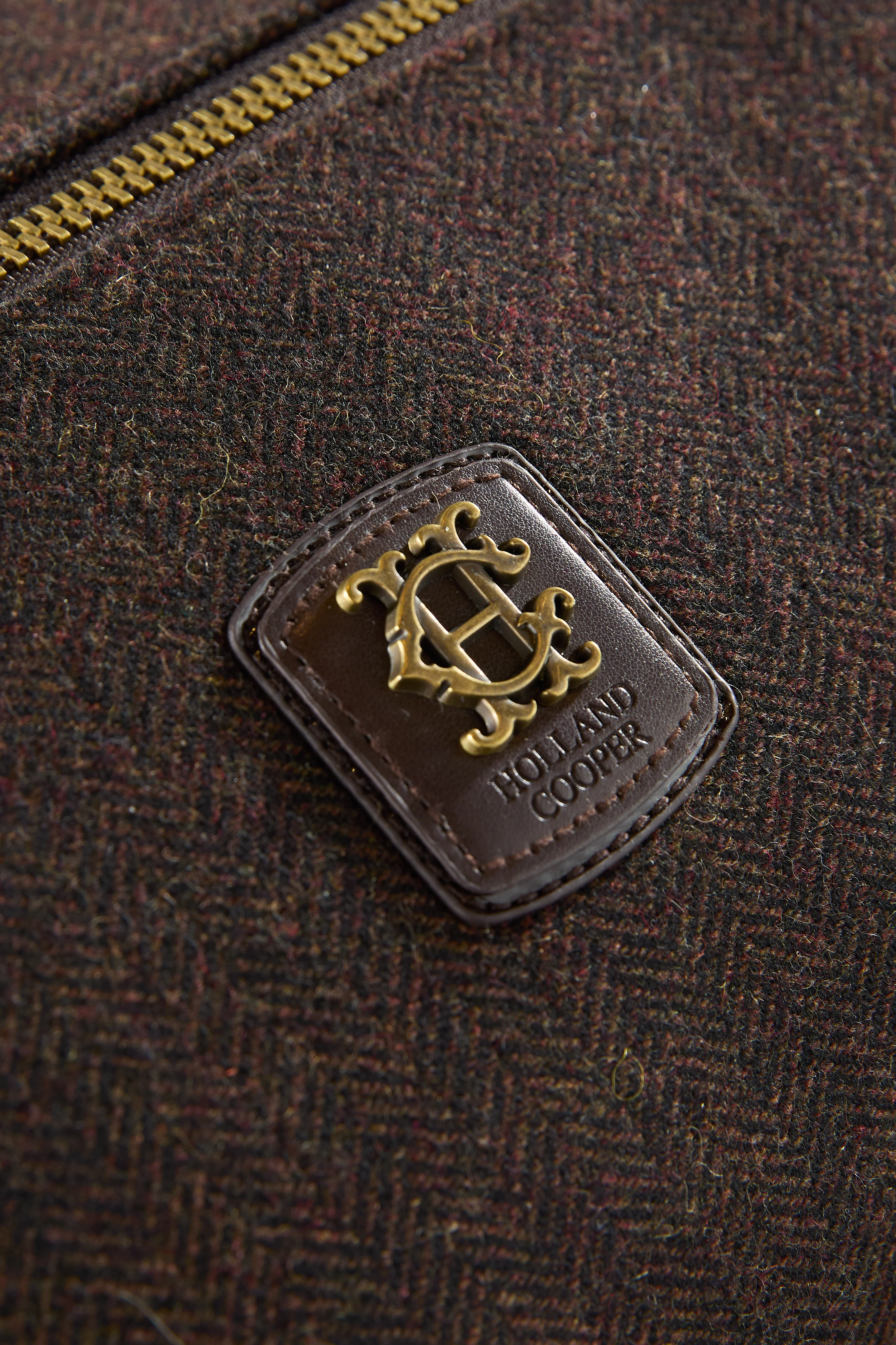 Regency Holdall (Brown Herringbone)