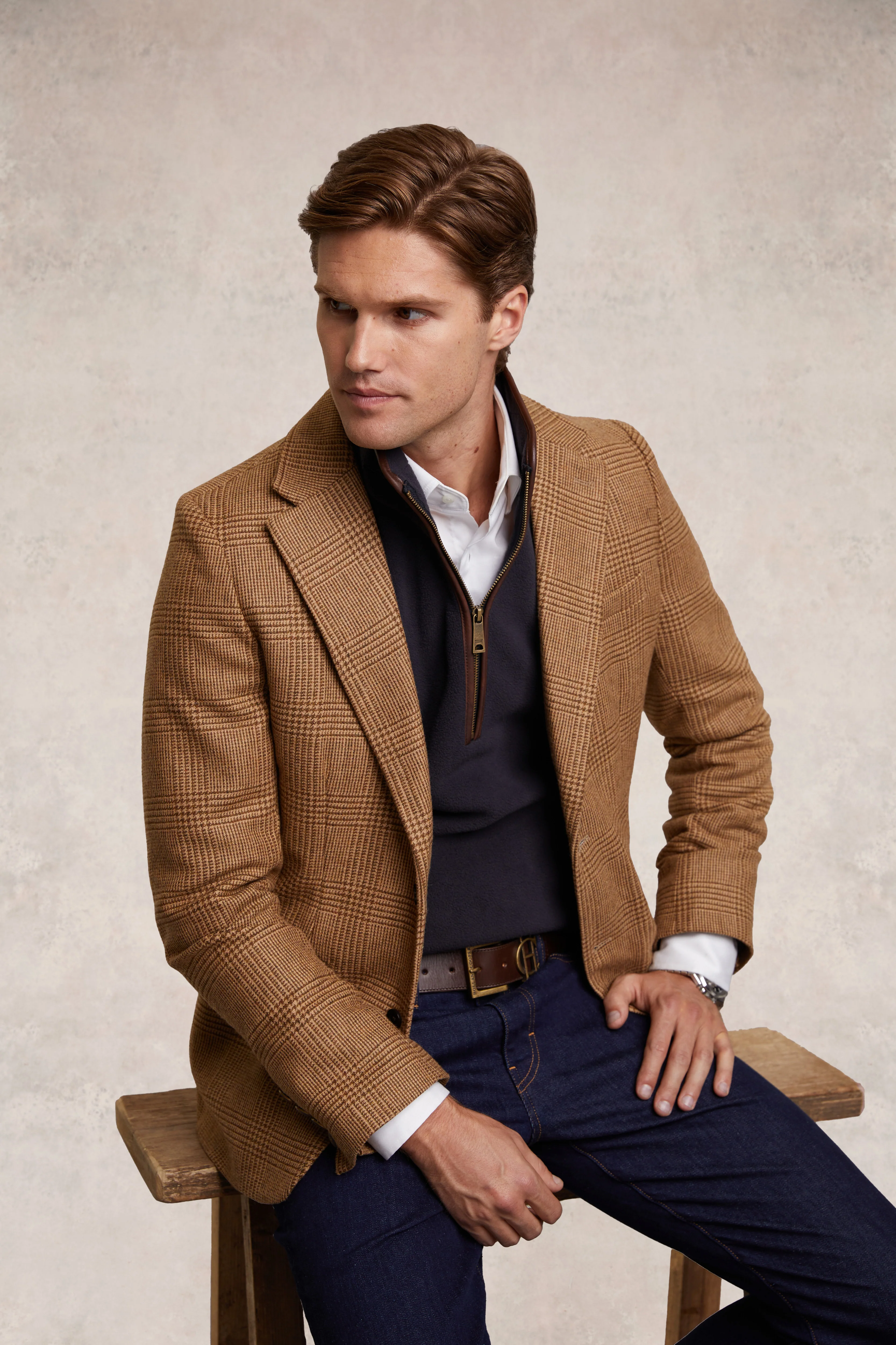 Country Fleece Quarter Zip (Ink Navy)