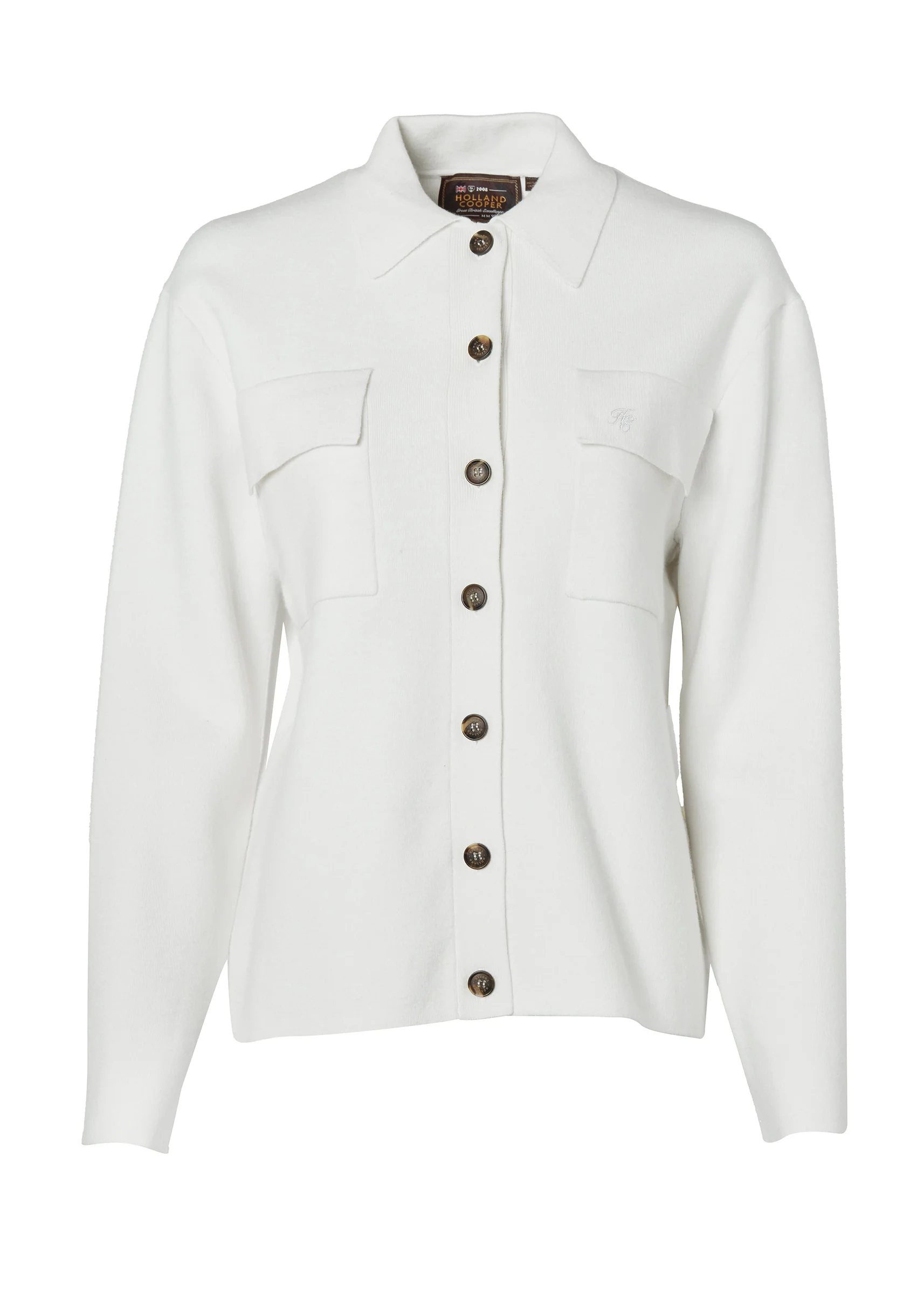 Maria Knitted Overshirt (Natural)