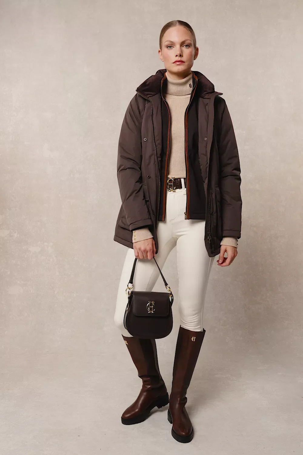 Stamford Country Coat (Chocolate)