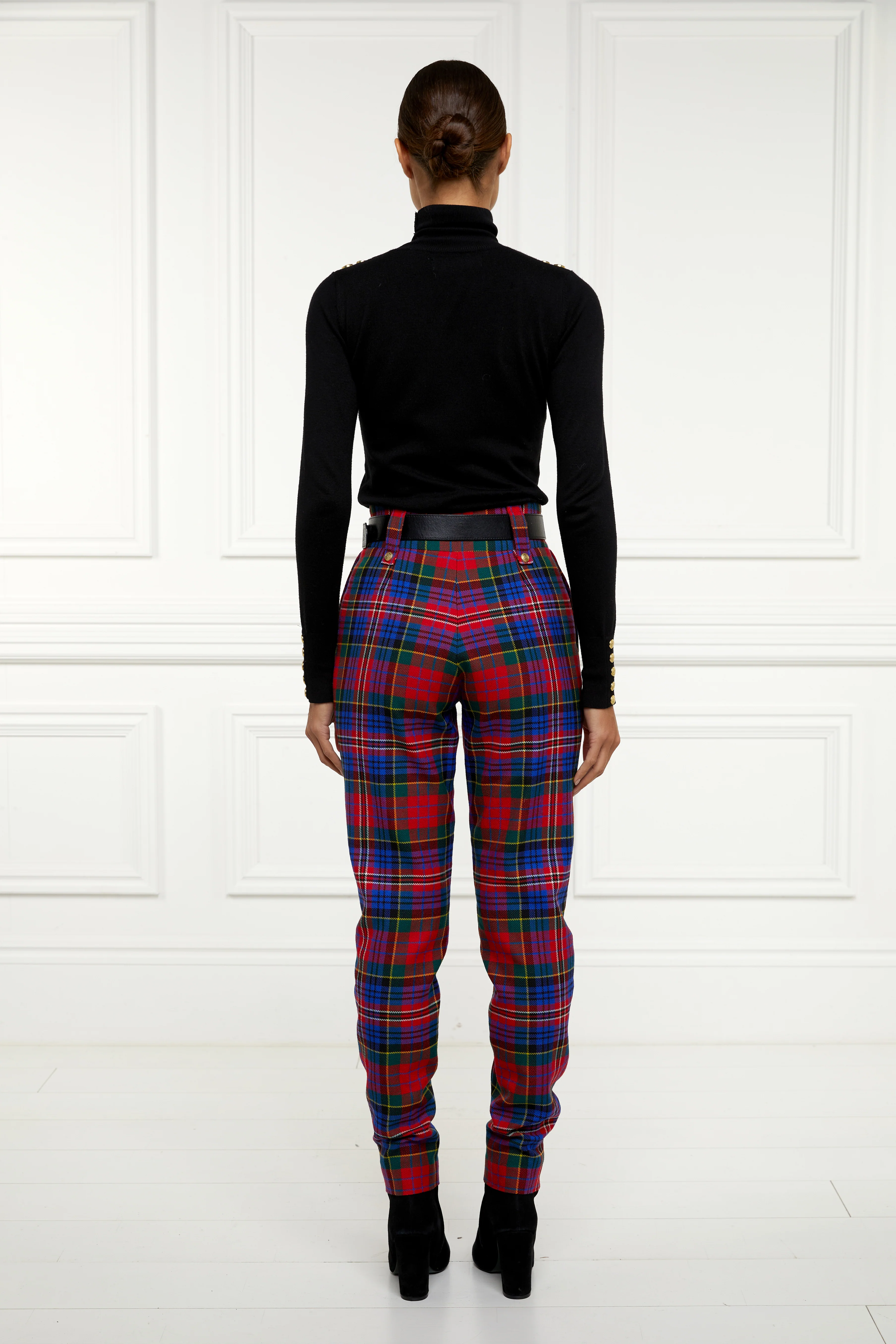 High Waisted Peg Trouser (Macpherson)