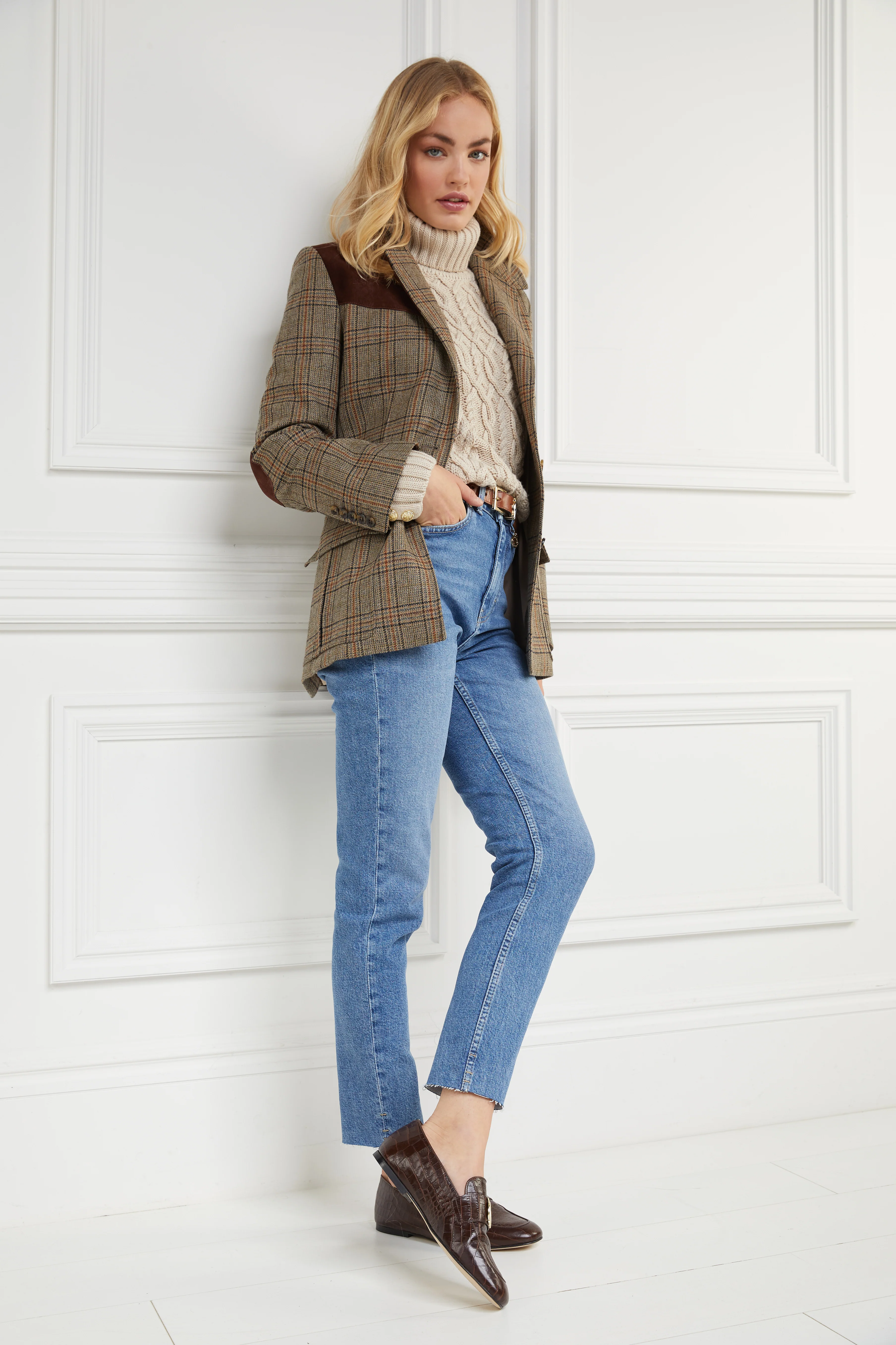 Harvard Loafer (Chocolate Croc)