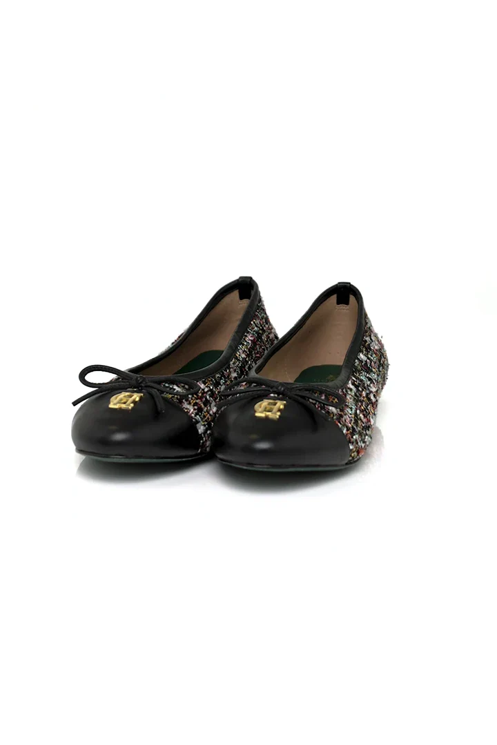 Ballet Shoe (Black Sparkle Boucle)