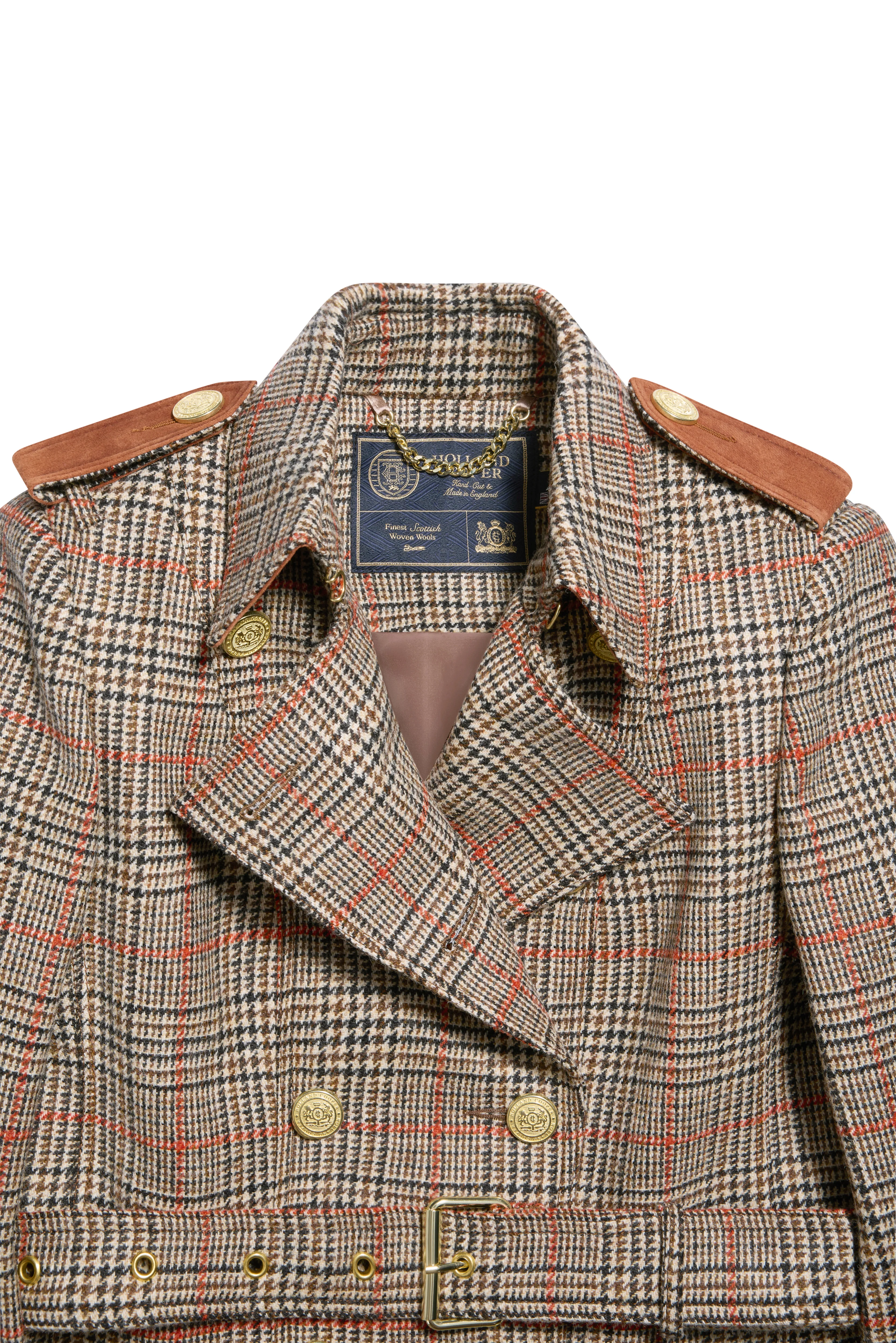 Marlborough Trench Coat (Orange Windsor)