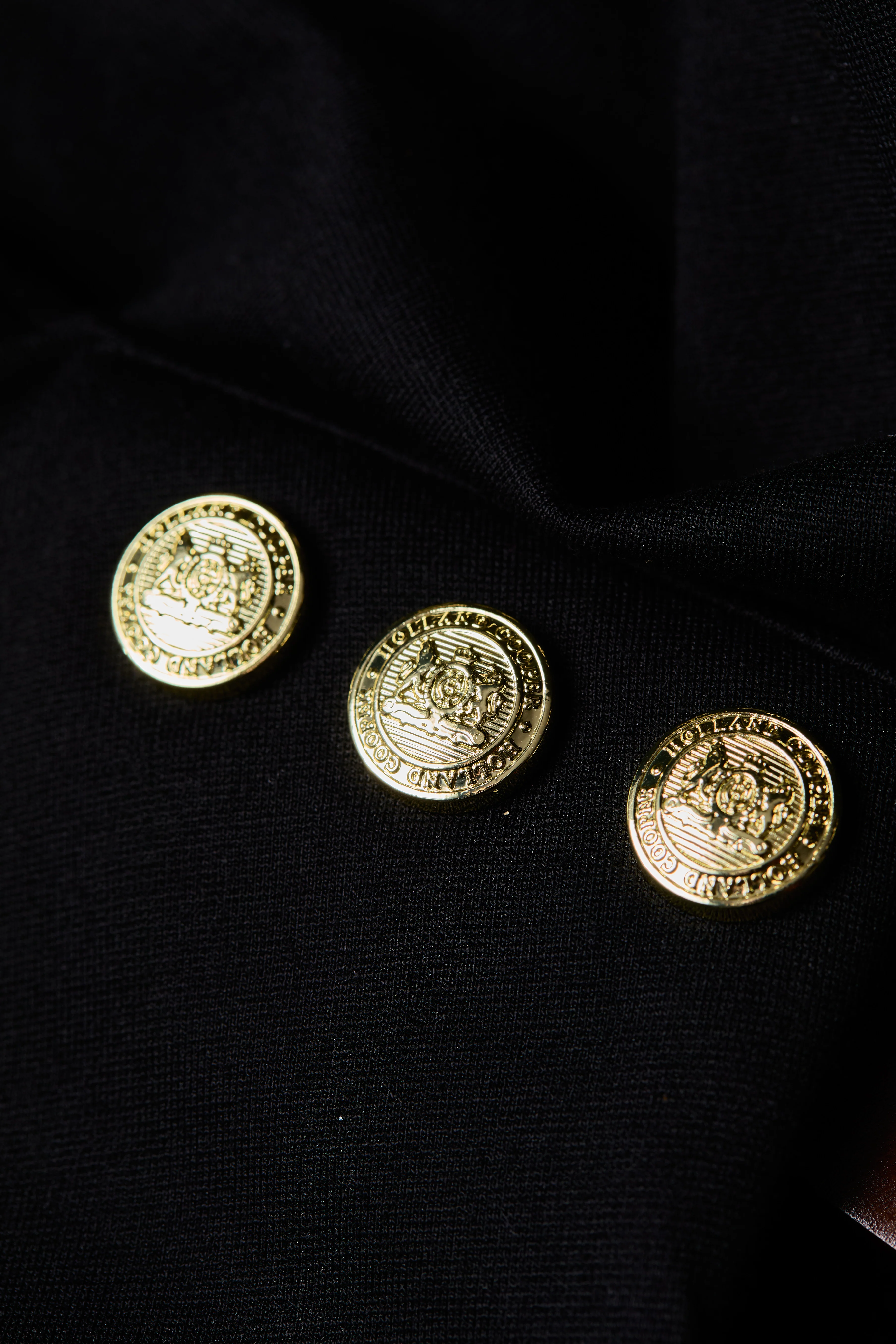 Harper High Neck Maxi Dress (Black)