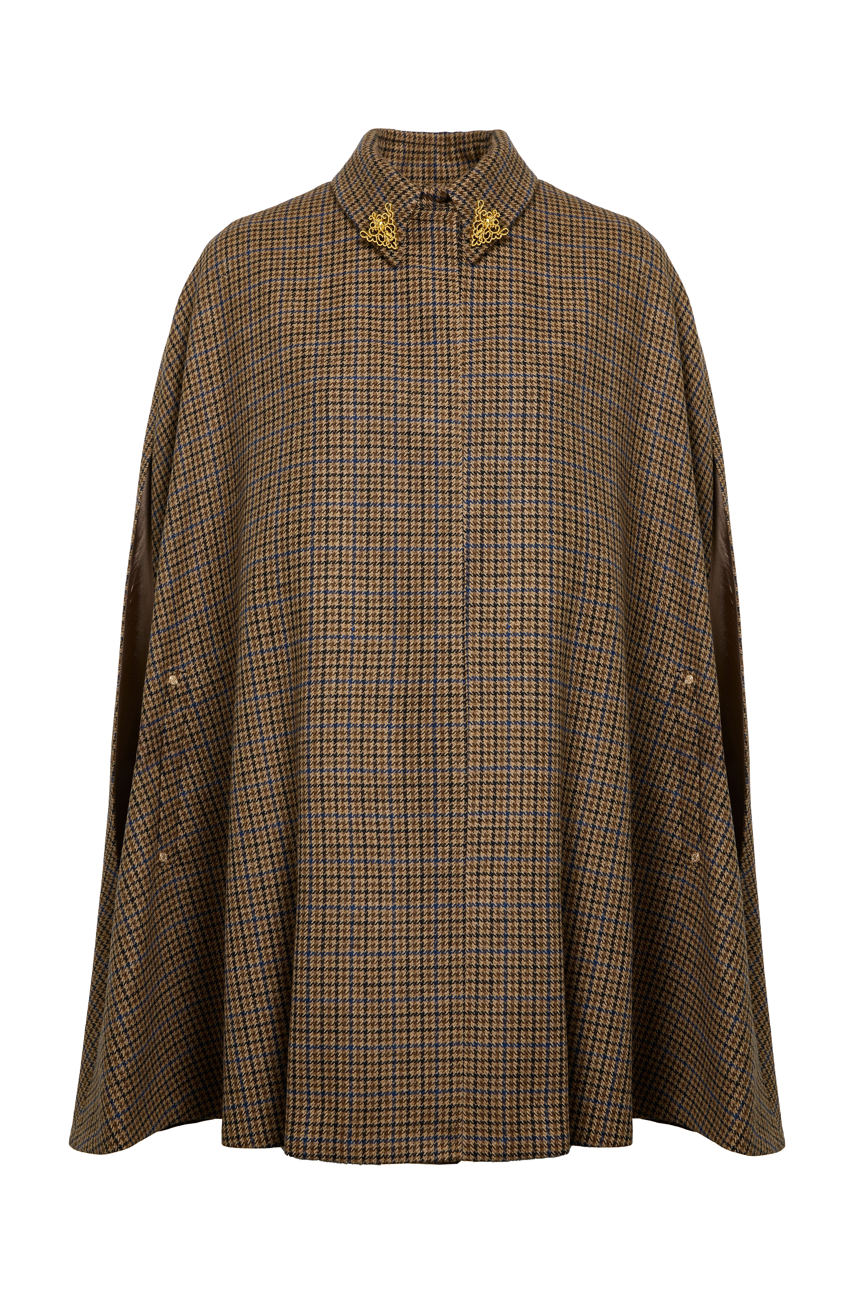 Knightsbridge Cape (Abbot Check Tweed)