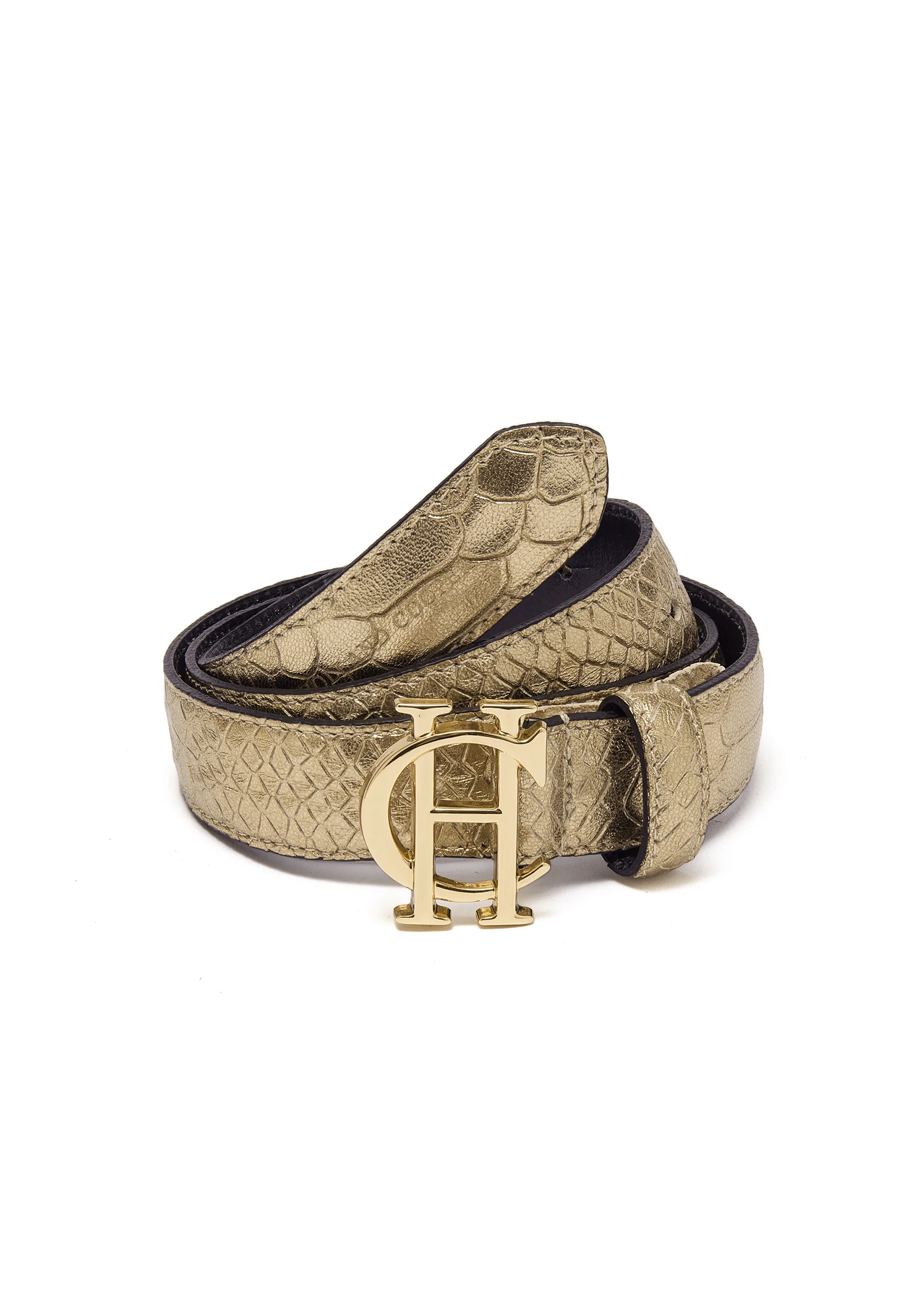 HC Classic Slim Belt (Champagne Croc)