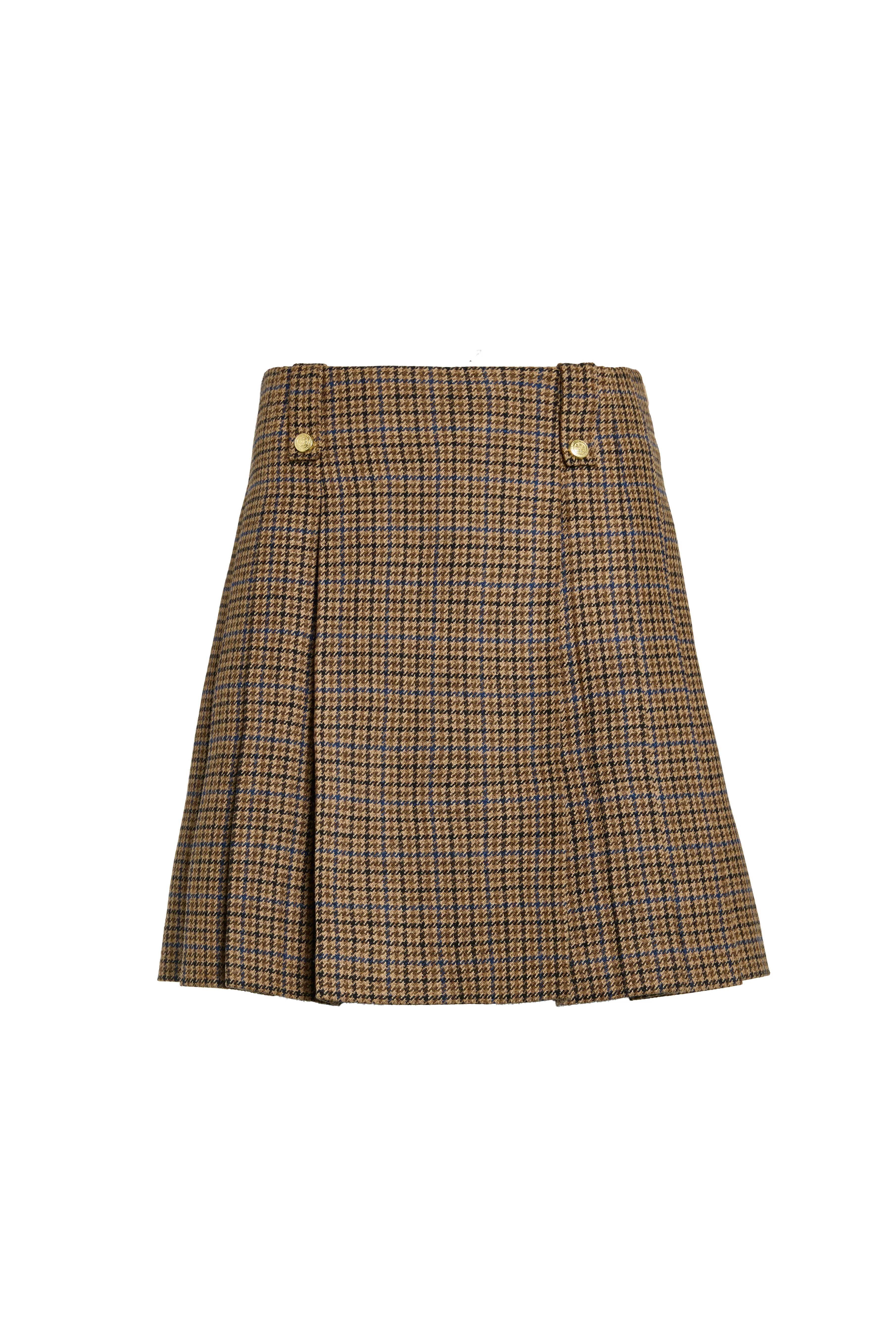 Belgravia Mini Skirt (Abbot Check Tweed)