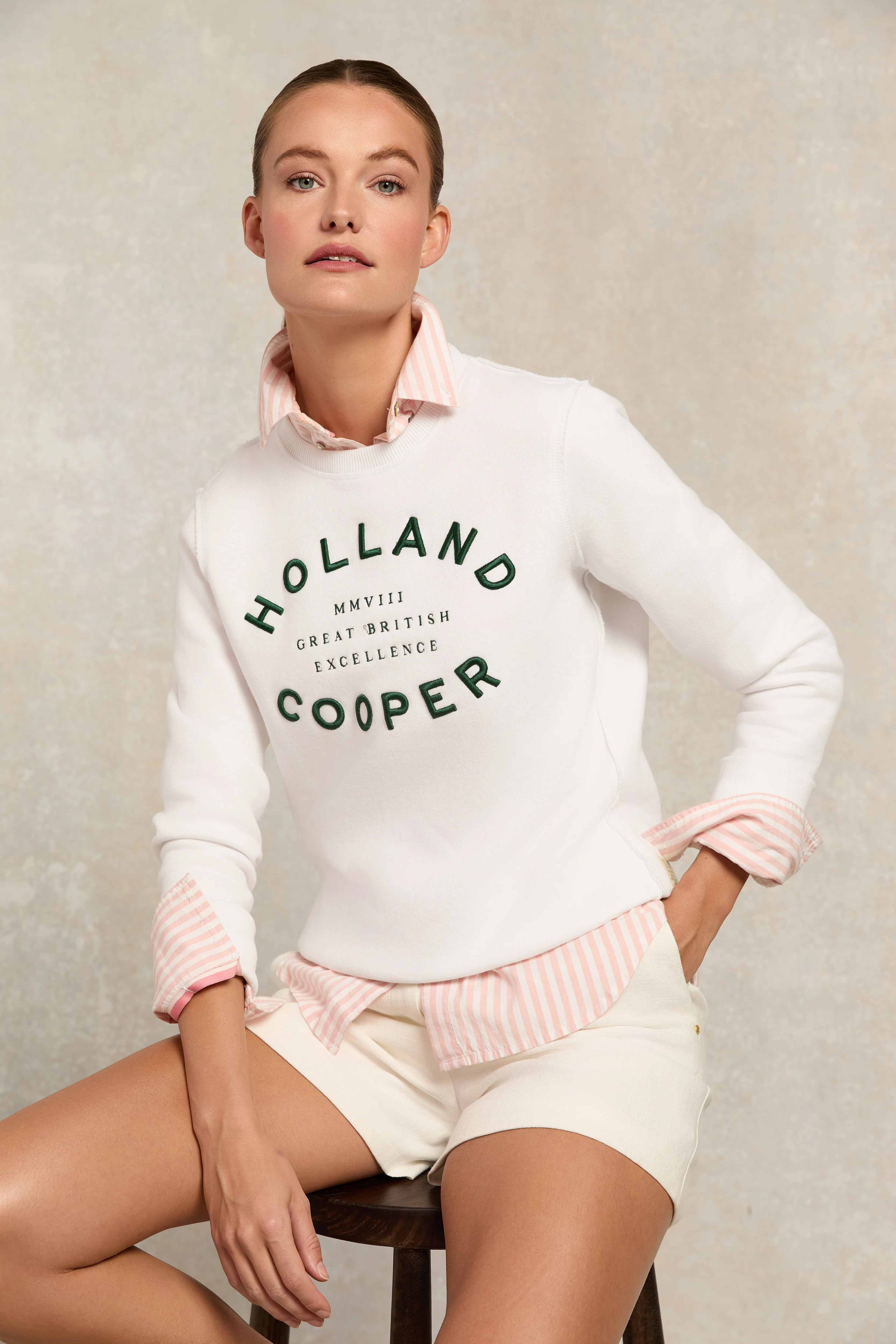 Varsity Crew (White)