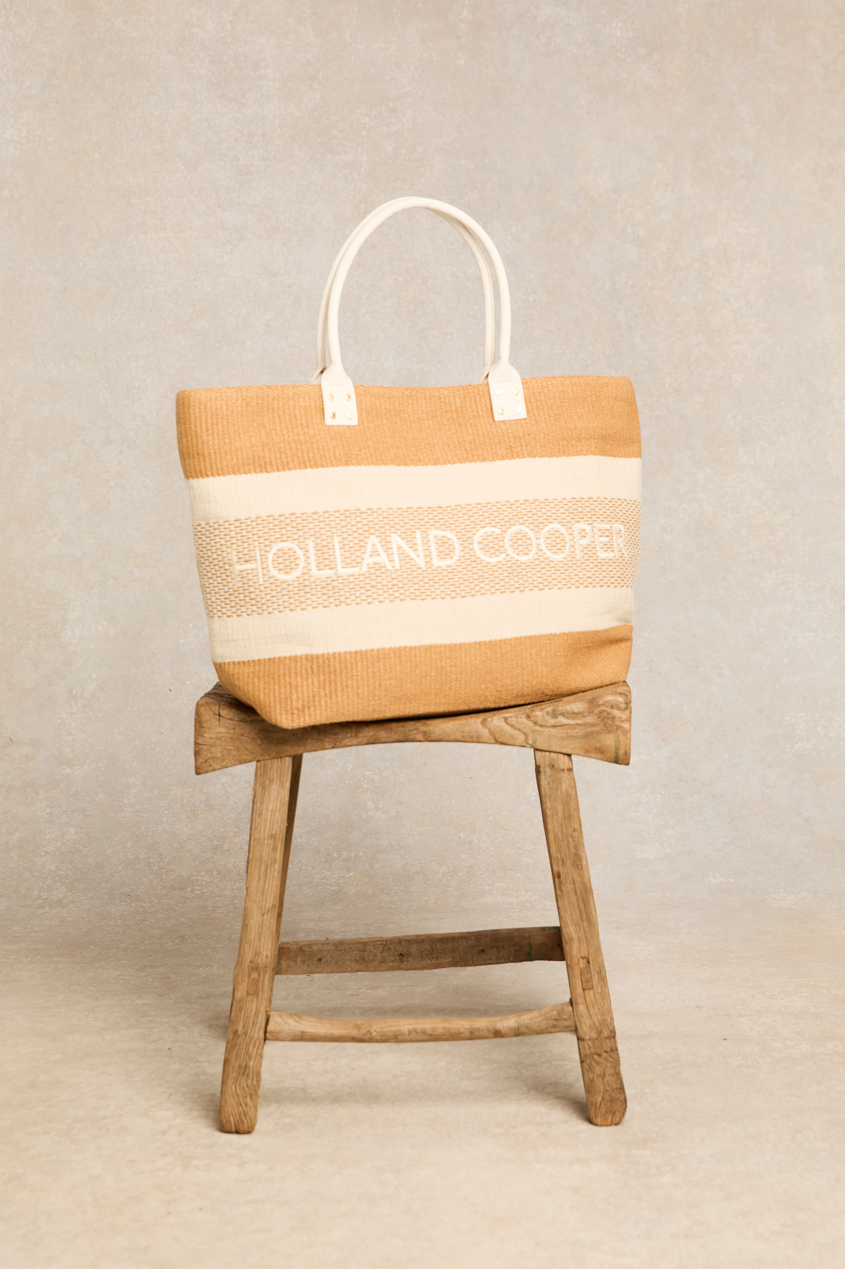 Cannes Beach Bag (Natural Cream)