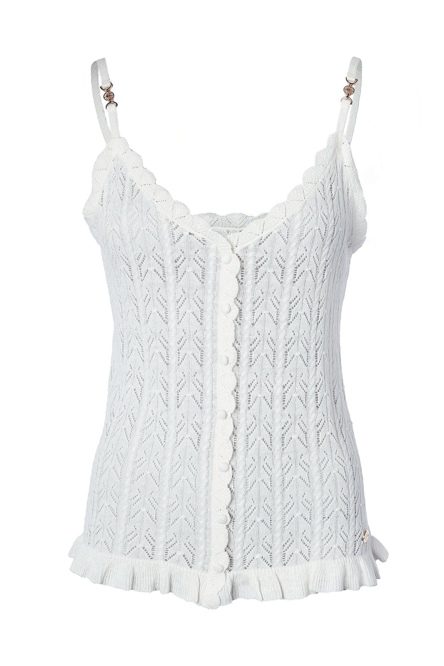 Pointelle Cami (Natural)