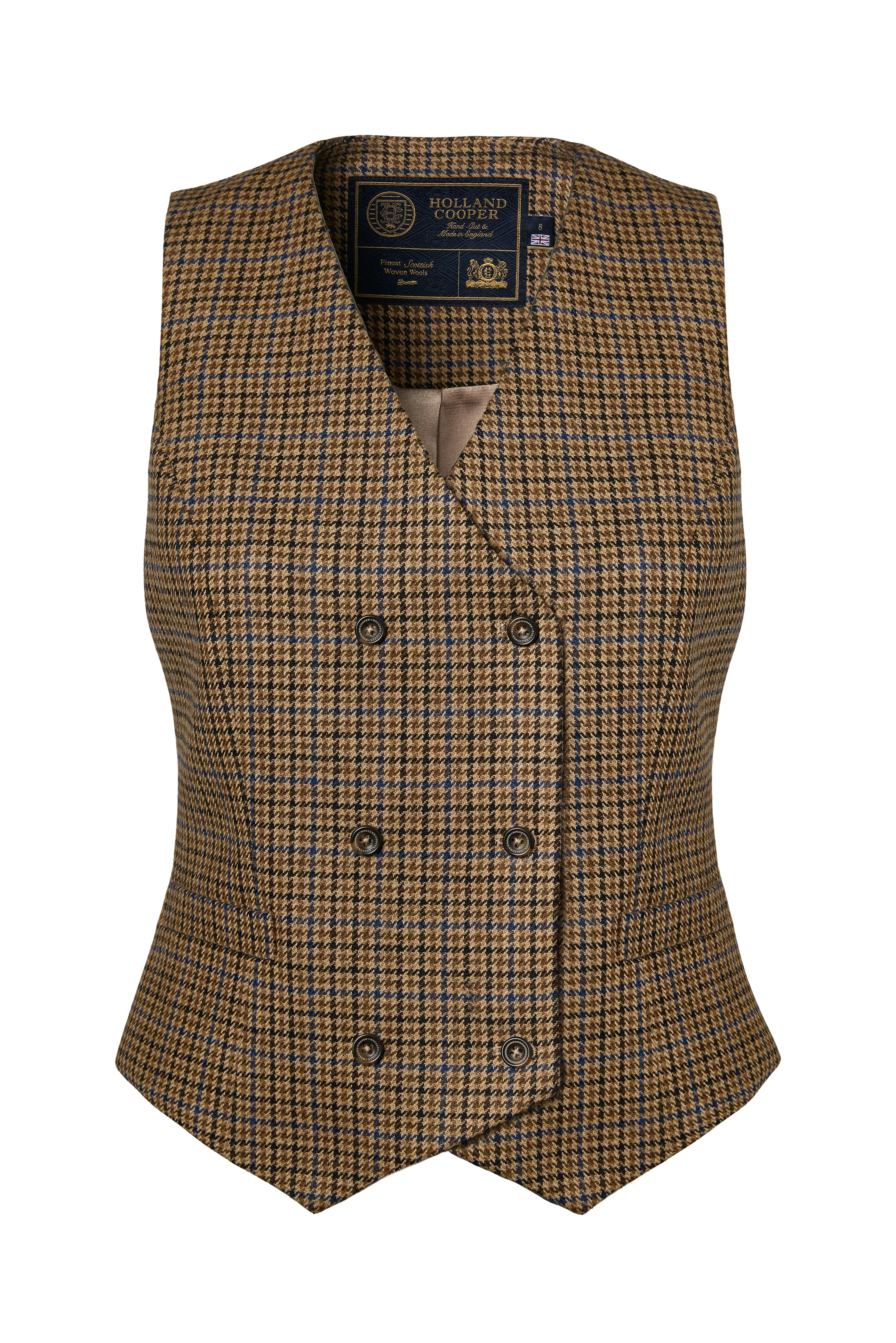 Kensington Waistcoat (Abbot Check Tweed)