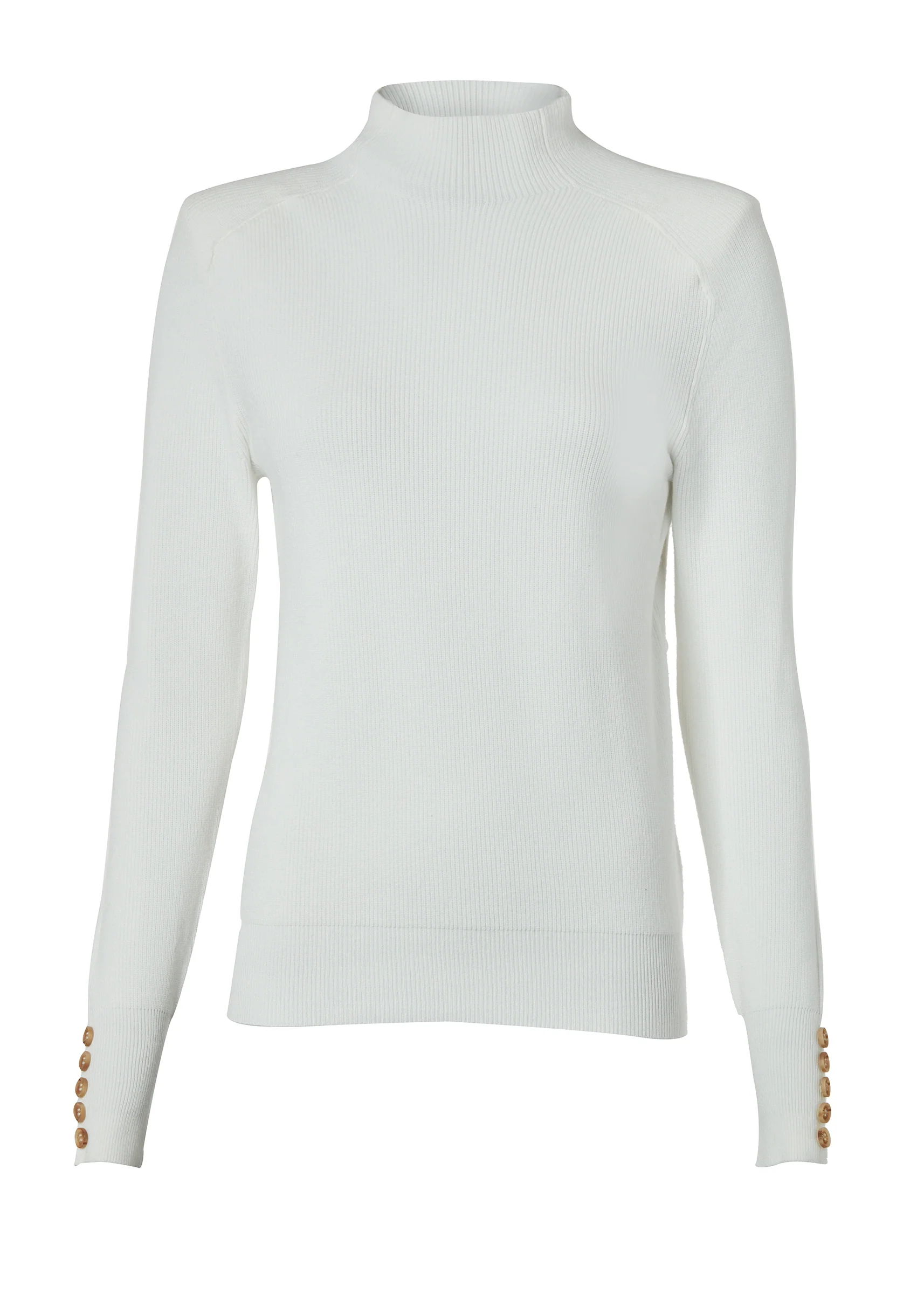 Tara High Neck Knit (Natural)