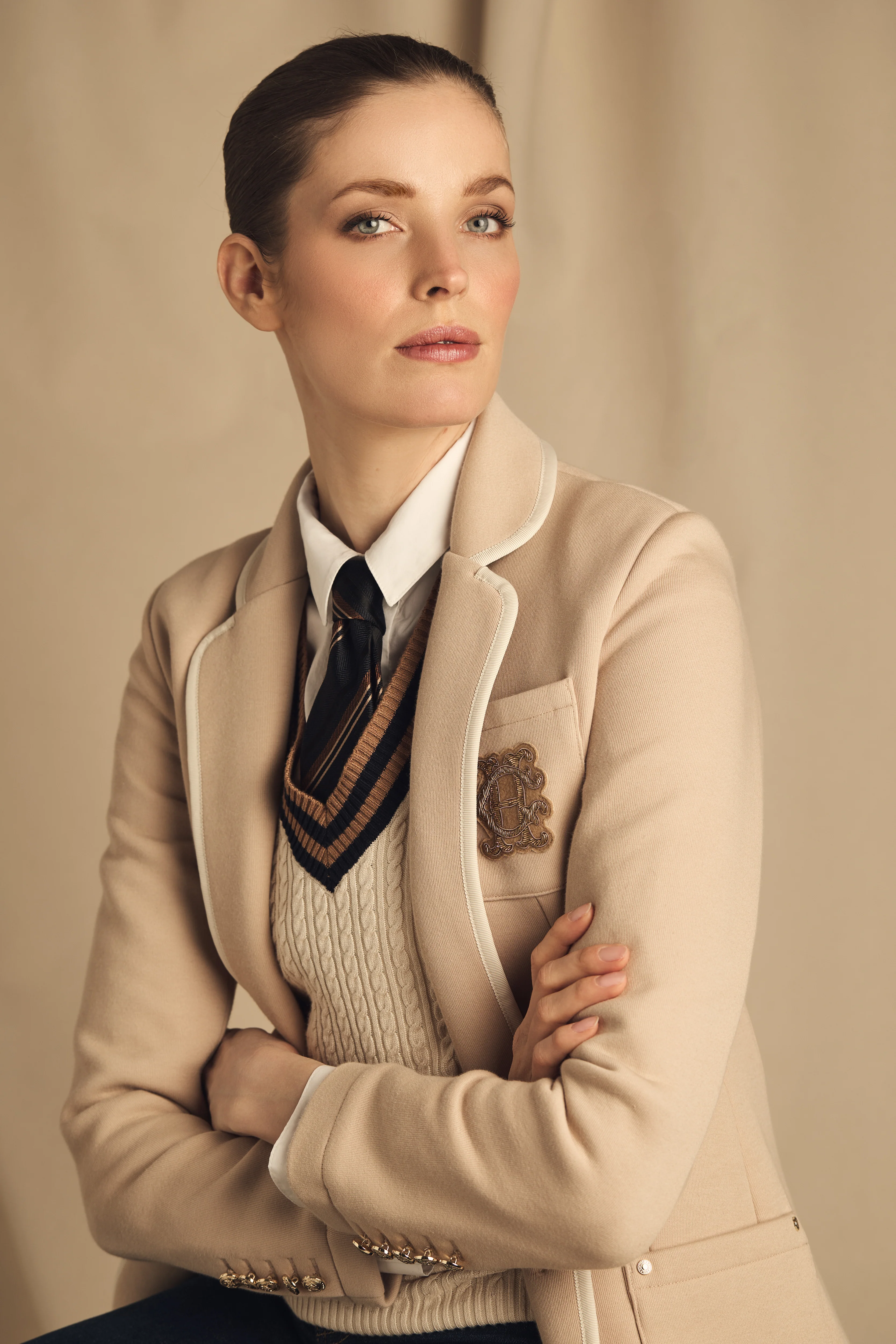 Henley Blazer (Camel)