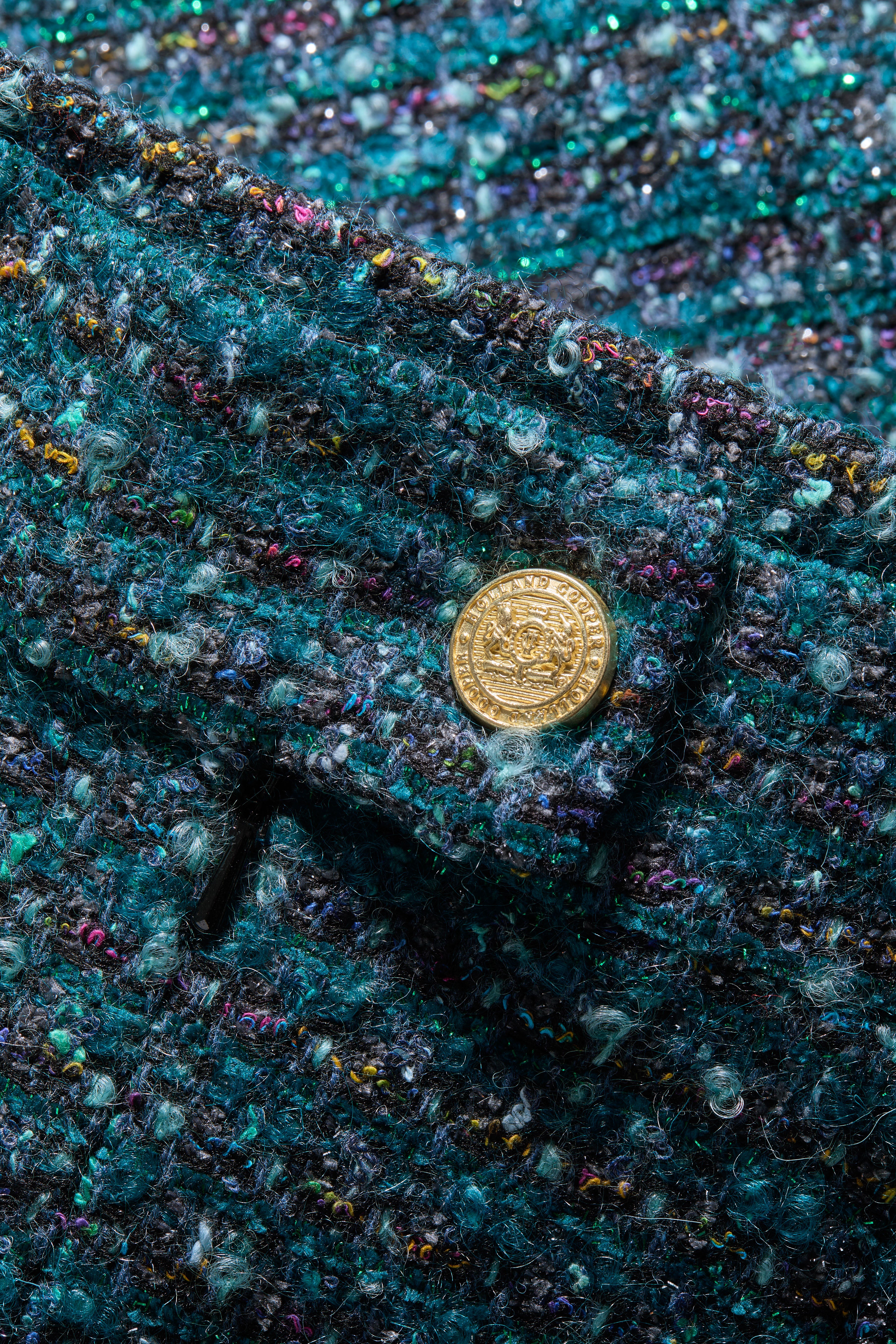 Regency Skirt (Emerald Boucle)