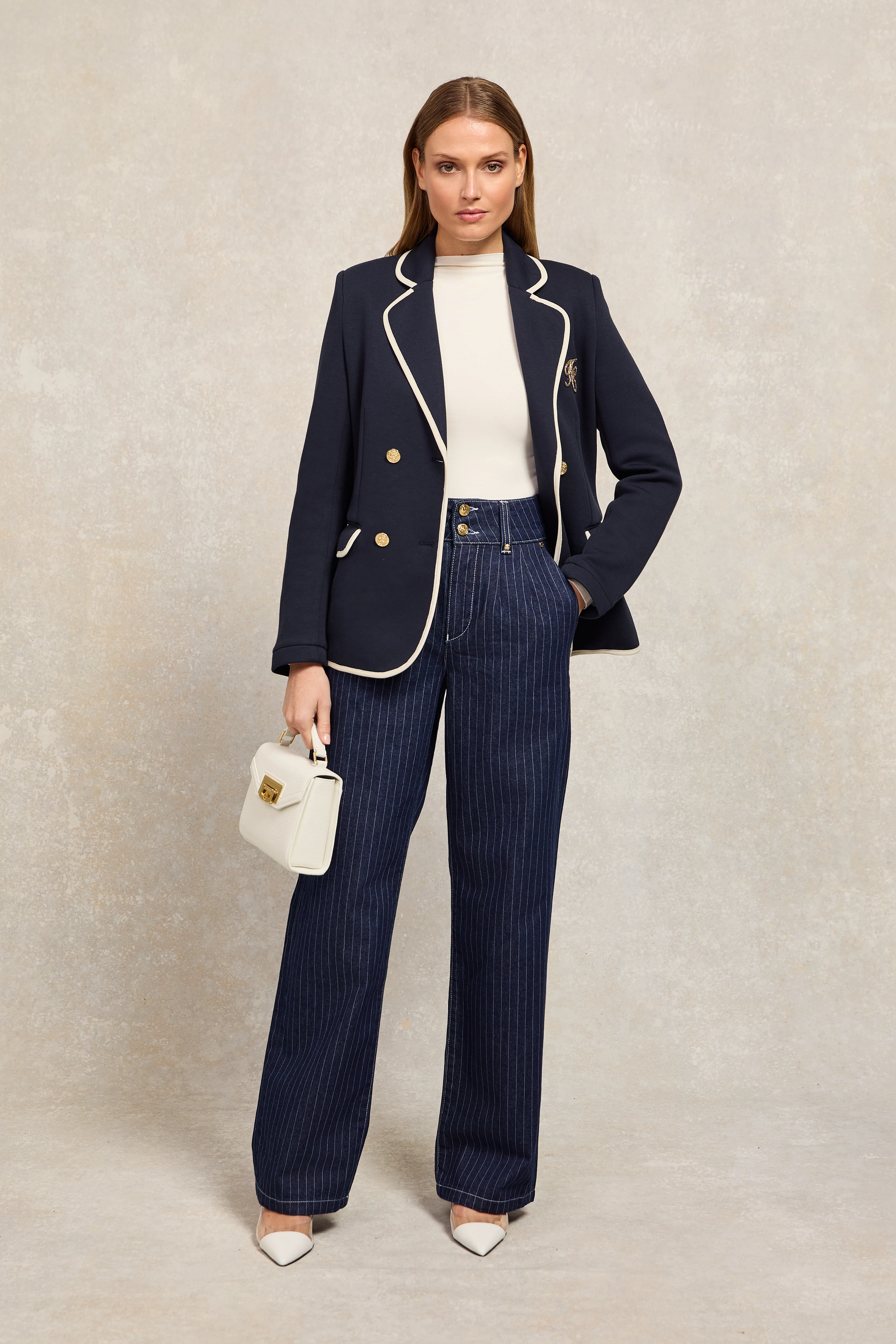 Harper Longsleeve Top (Natural)