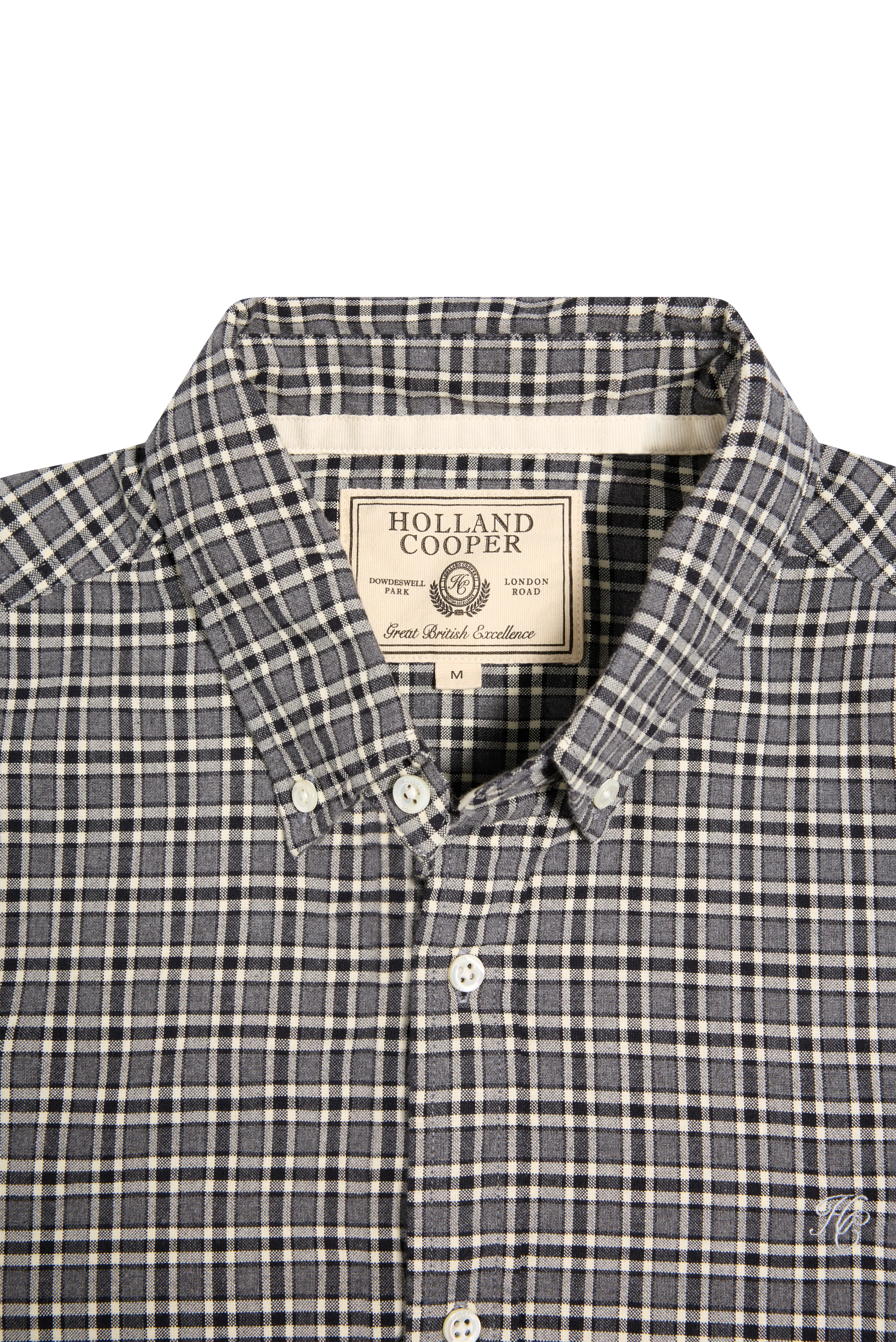 Men's Classic Woven Button Down Shirt (Copthorne Grey)