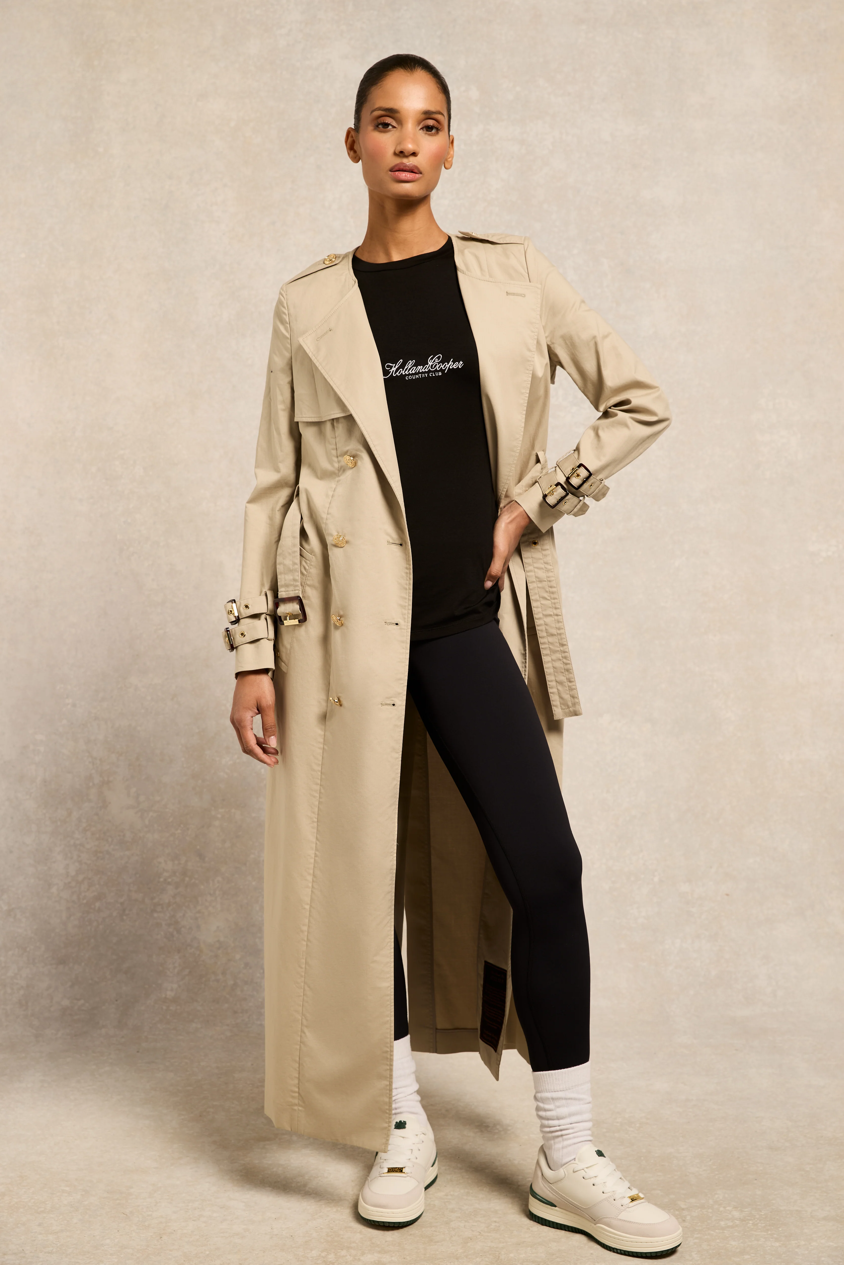 Oversized Monogram Tee (Black)