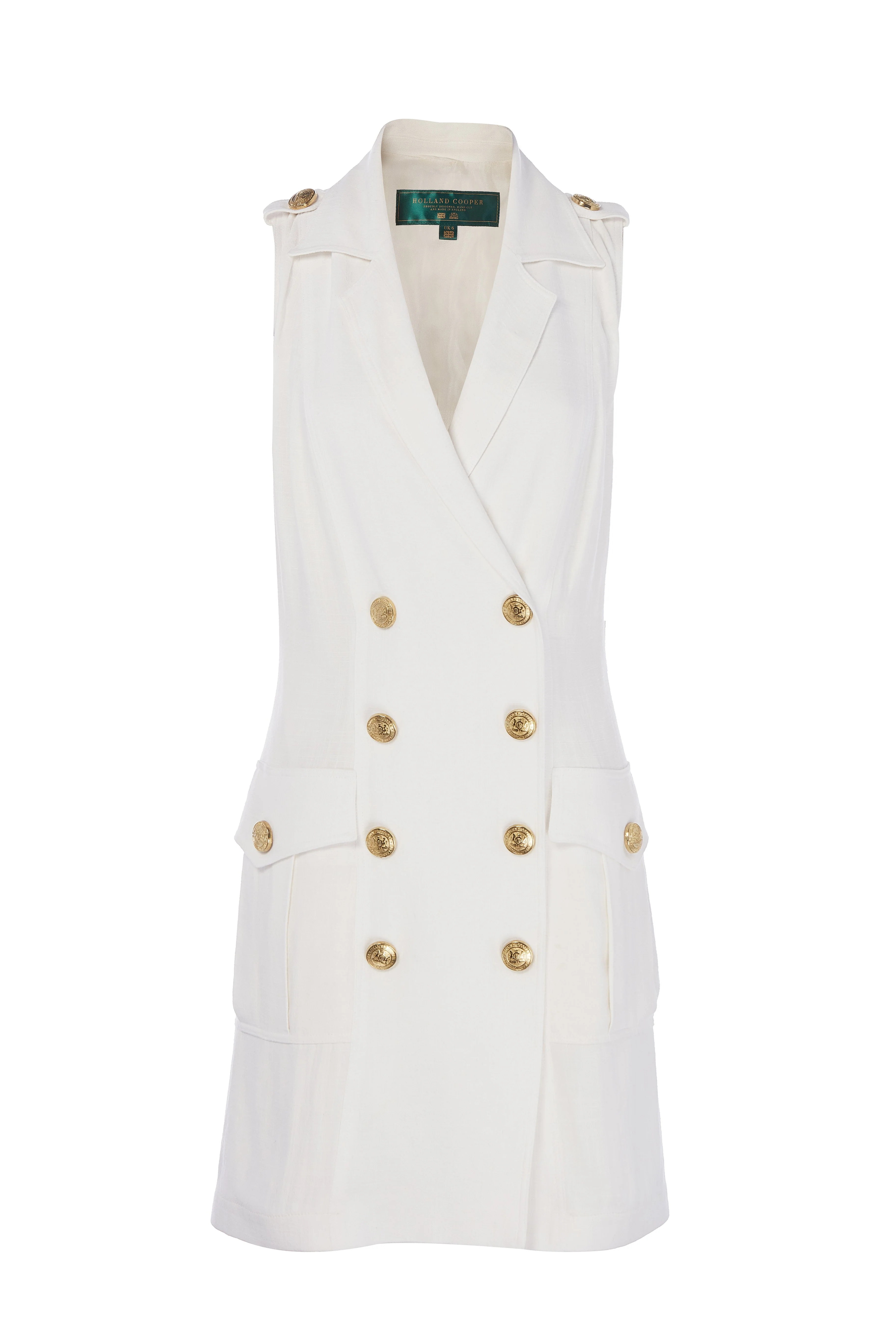 Chelsea Dress (Oyster Linen)