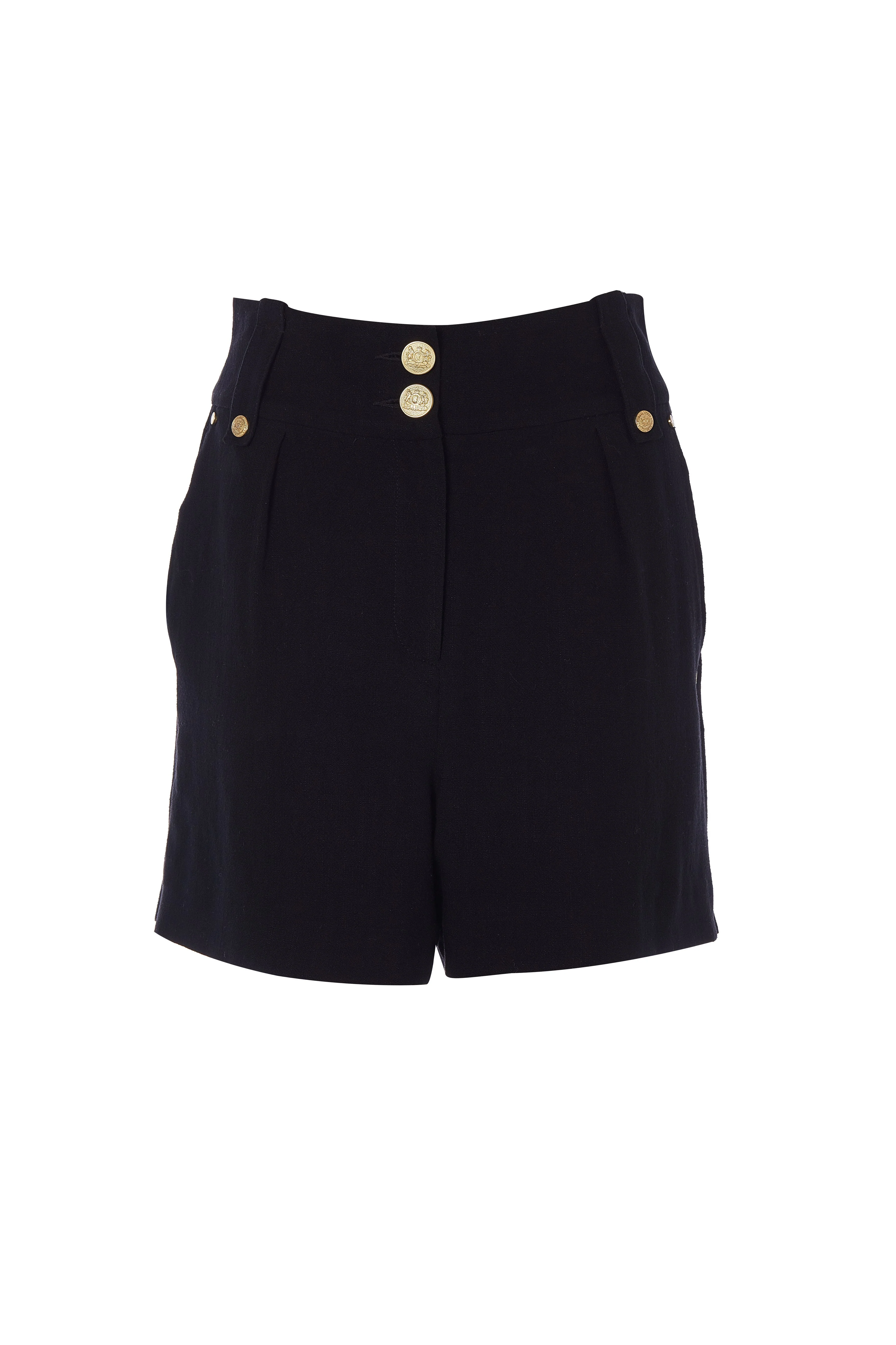 Tailored Short (Black Linen)