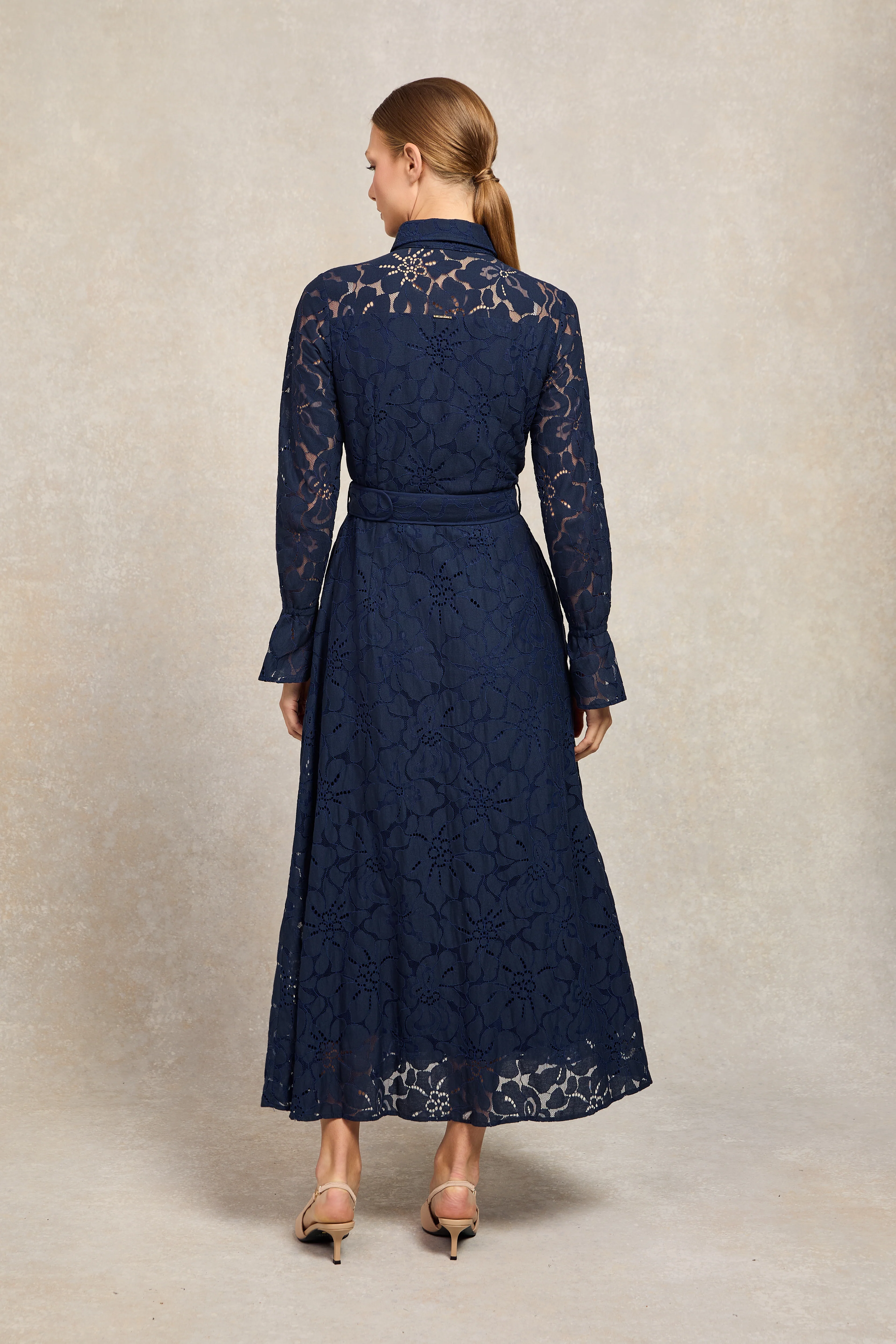 Annabel Lace Dress (Ink Navy)