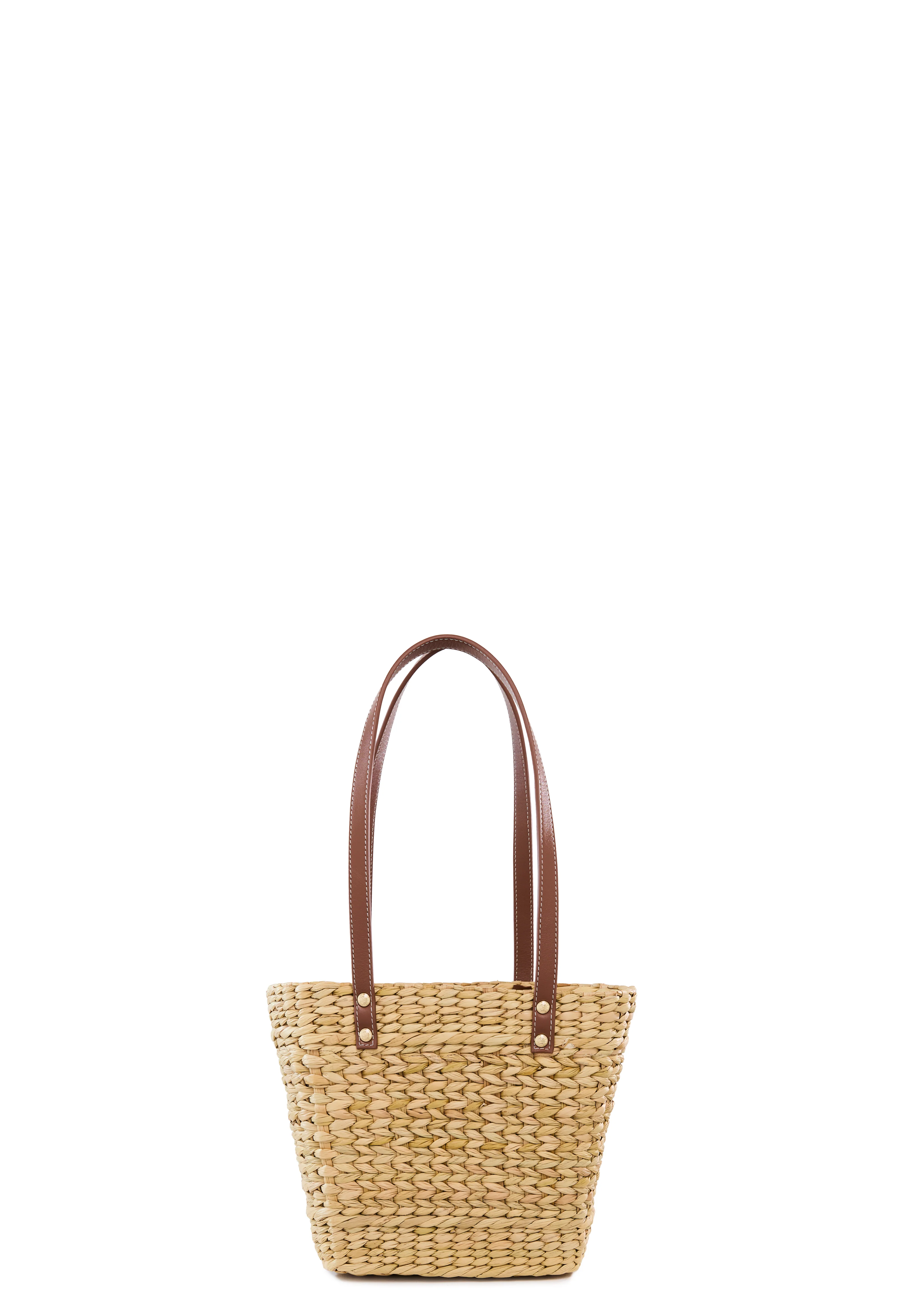 Amalfi Mini Basket Bag (Natural Tan)