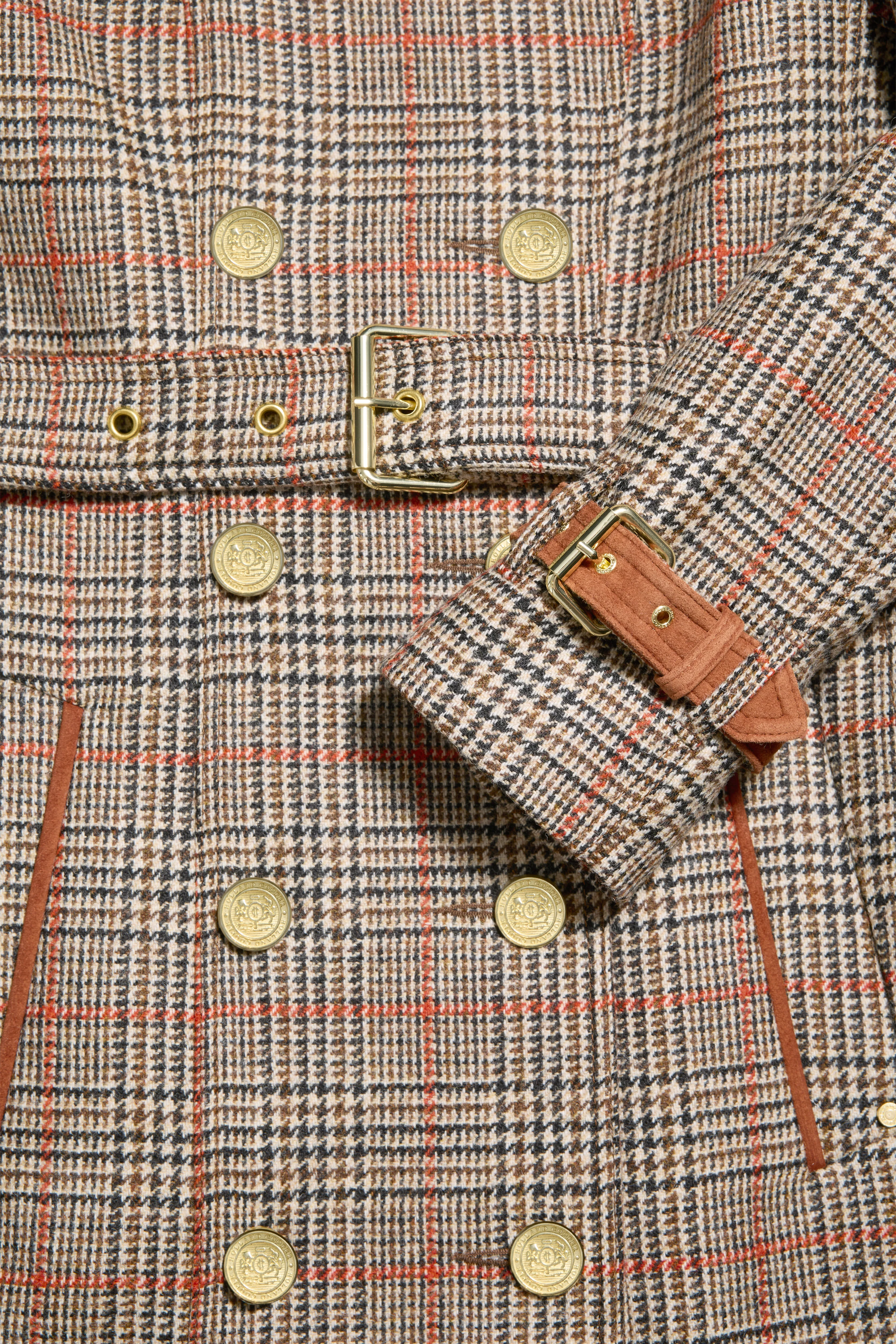 Marlborough Trench Coat (Orange Windsor)