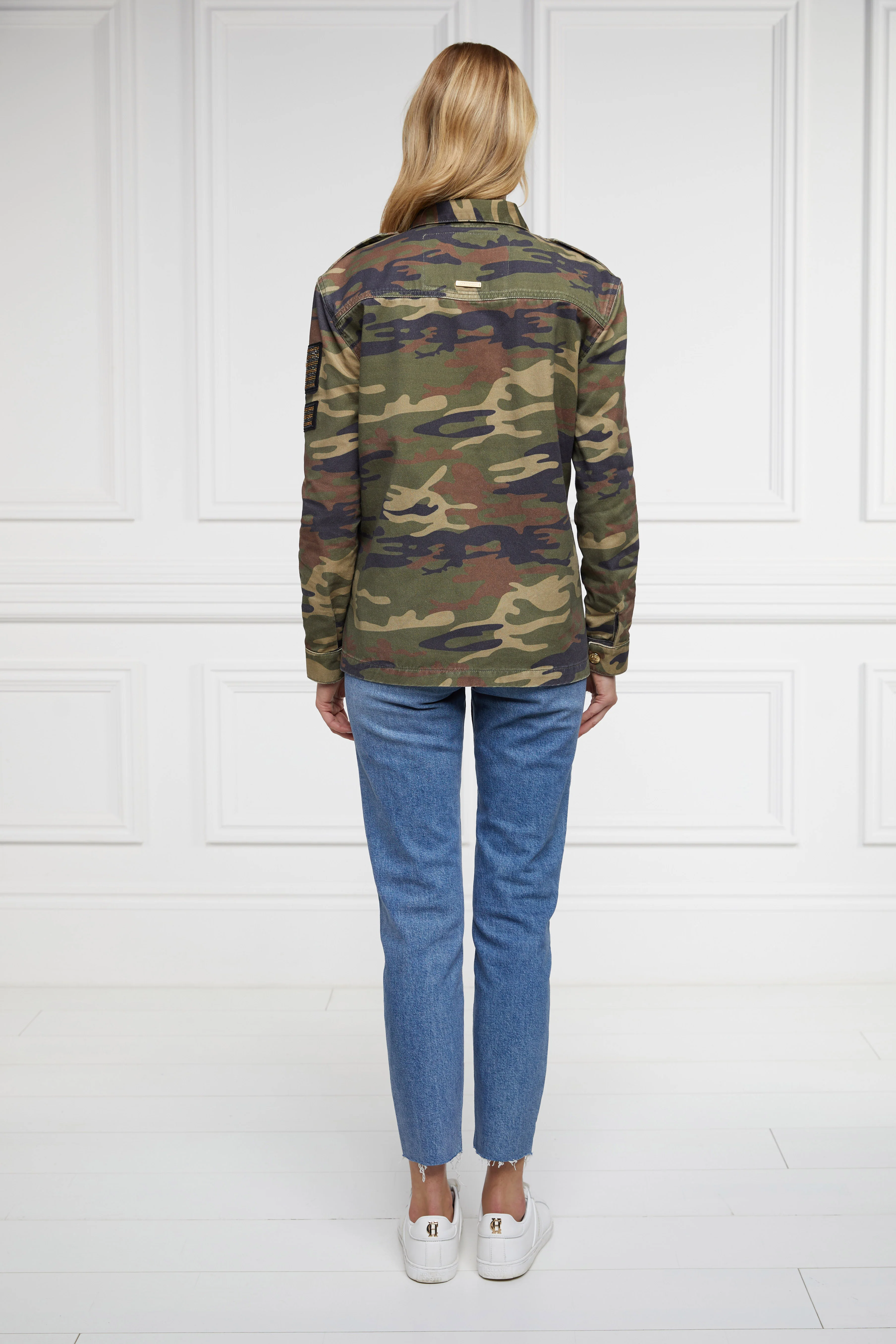 Premium Artillery Jacket (Washed Camo)